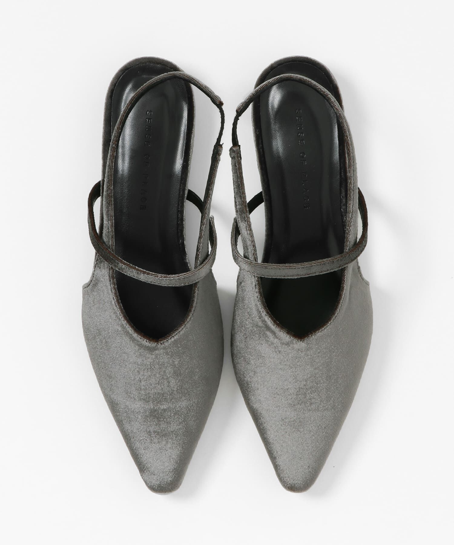 SENSE OF PLACE by URBAN RESEARCH「ベロアポインテッドシューズ」|パンプス|