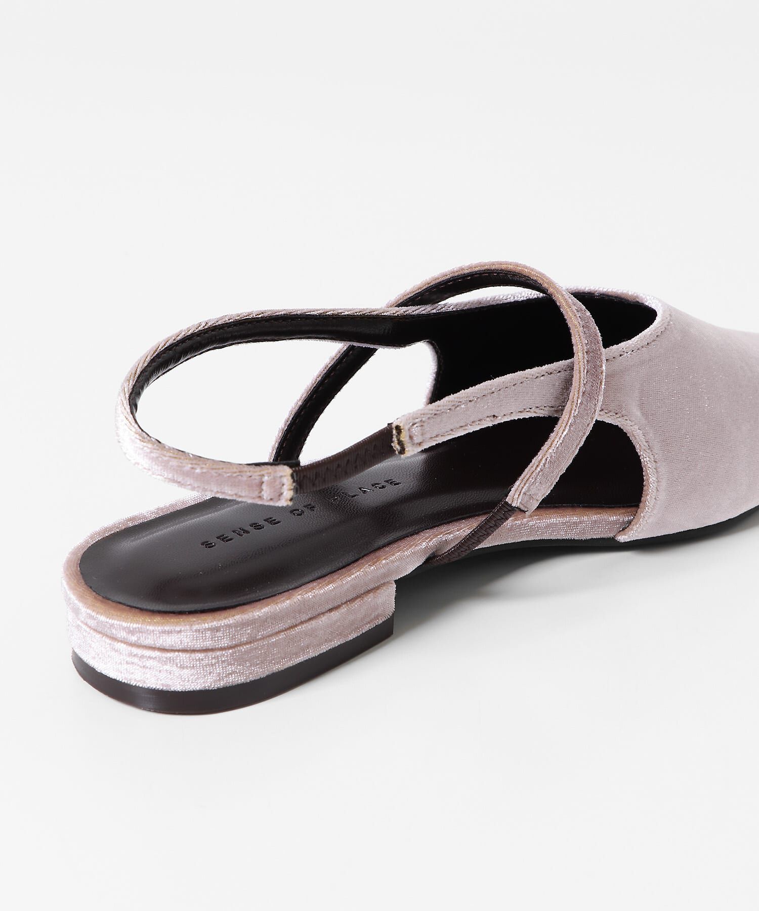 SENSE OF PLACE by URBAN RESEARCH「ベロアポインテッドシューズ」|パンプス|