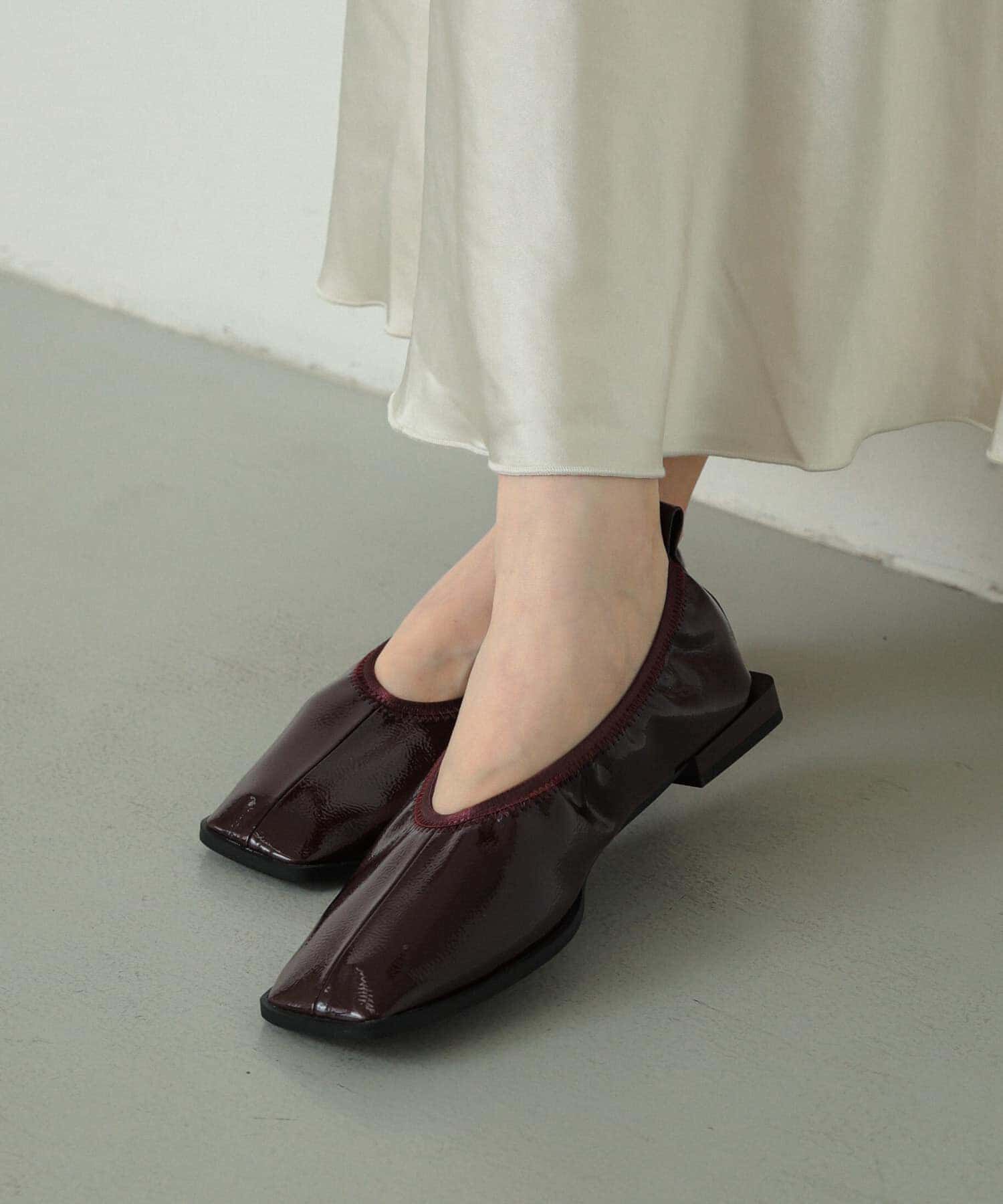 SENSE OF PLACE by URBAN RESEARCH「スクエアトゥフラットシューズ」|バレエシューズ|