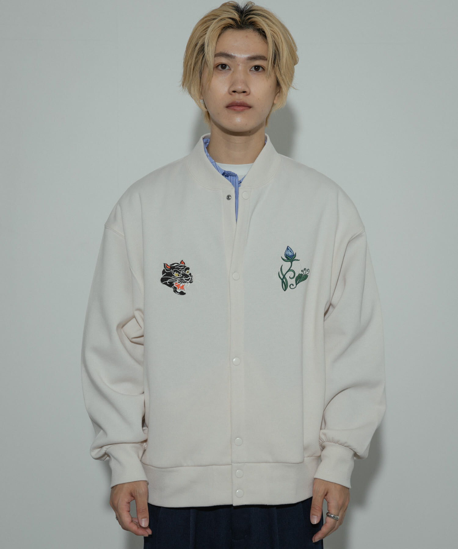 SENSE OF PLACE by URBAN RESEARCH「シシュウスウェットブルゾン」|ブルゾン・スタジャン|