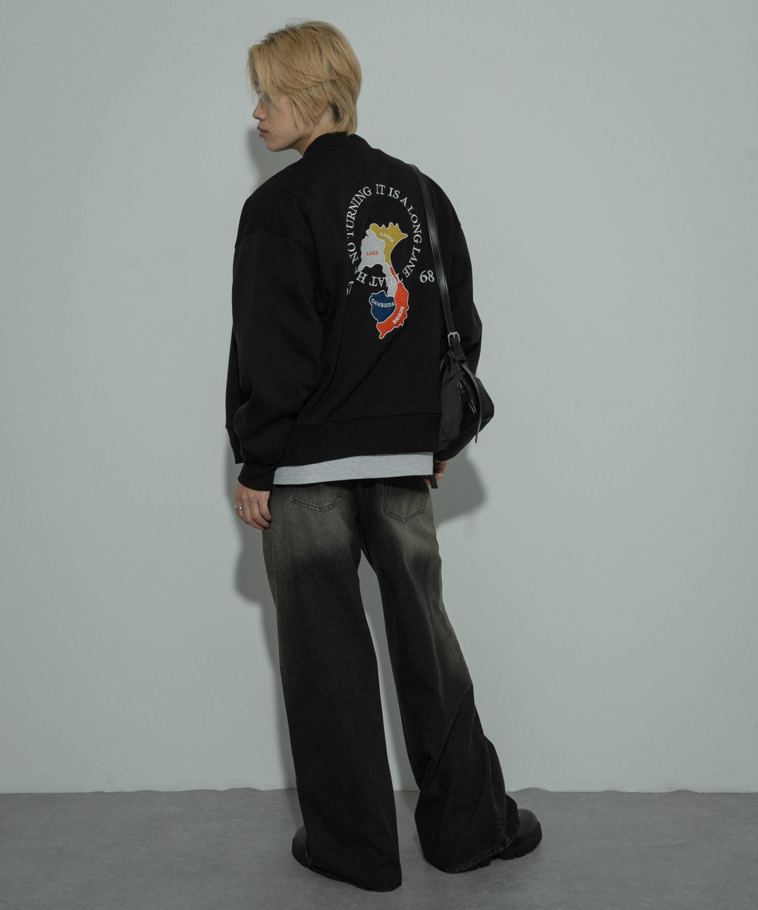 SENSE OF PLACE by URBAN RESEARCH「シシュウスウェットブルゾン」|ブルゾン・スタジャン|