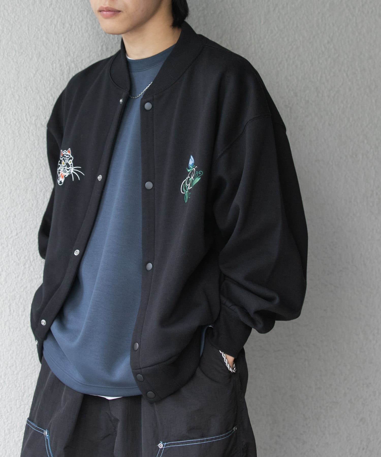 SENSE OF PLACE by URBAN RESEARCH「シシュウスウェットブルゾン」|ブルゾン・スタジャン|