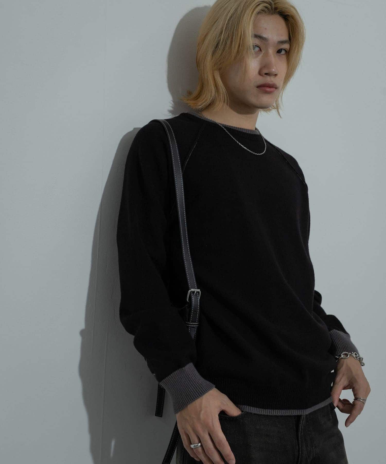 SENSE OF PLACE by URBAN RESEARCH「『ユニセックス』『洗濯可』ストレッチリブハイショクラインニット」|ニット・セーター|