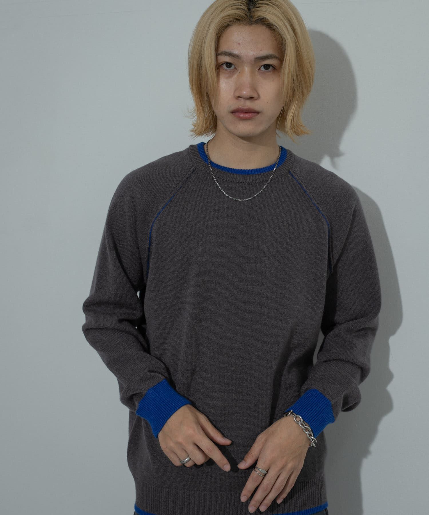 SENSE OF PLACE by URBAN RESEARCH「『ユニセックス』『洗濯可』ストレッチリブハイショクラインニット」|ニット・セーター|