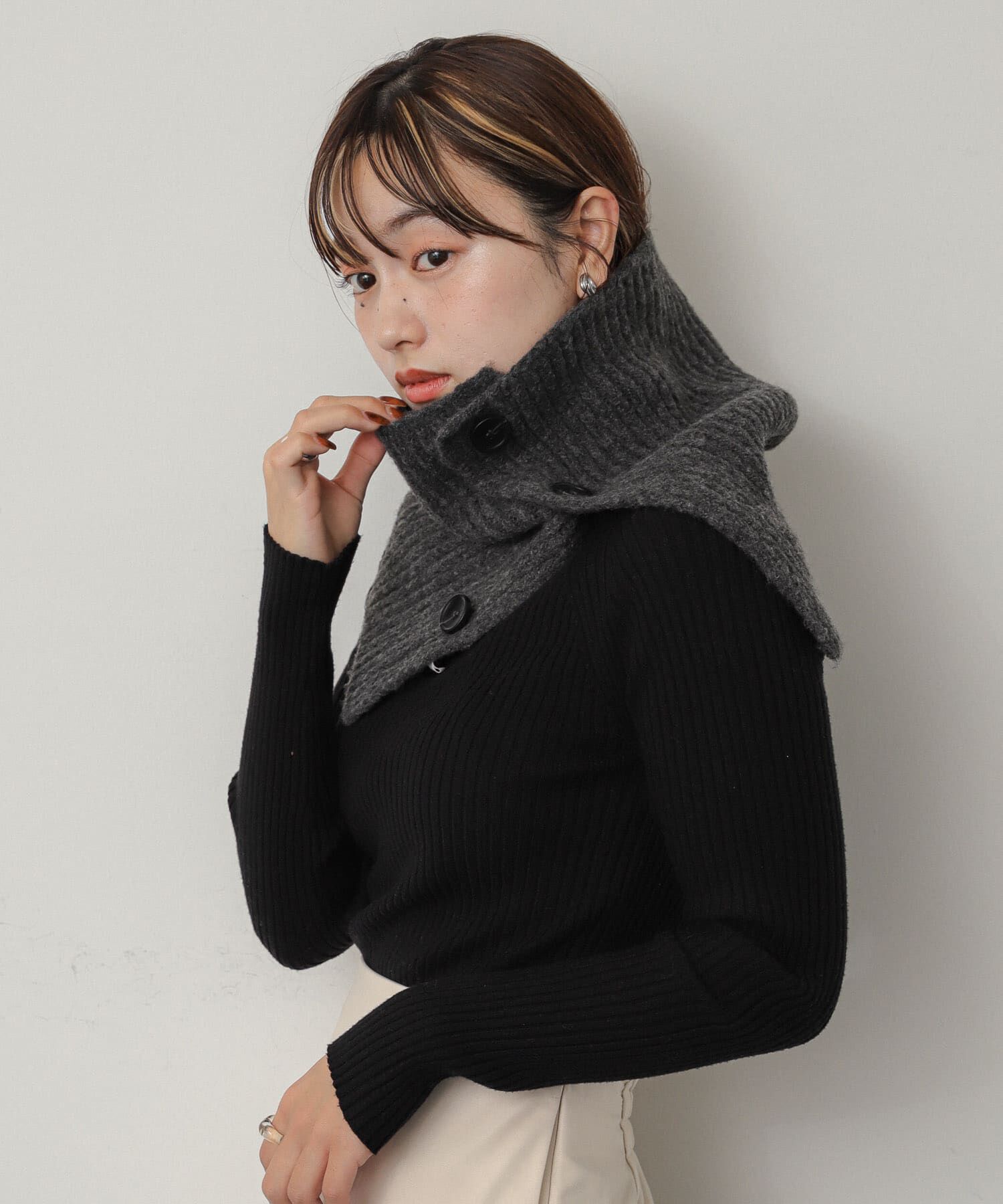 SENSE OF PLACE by URBAN RESEARCH「サイドスリットウォーマー」|その他|チャコールグレー