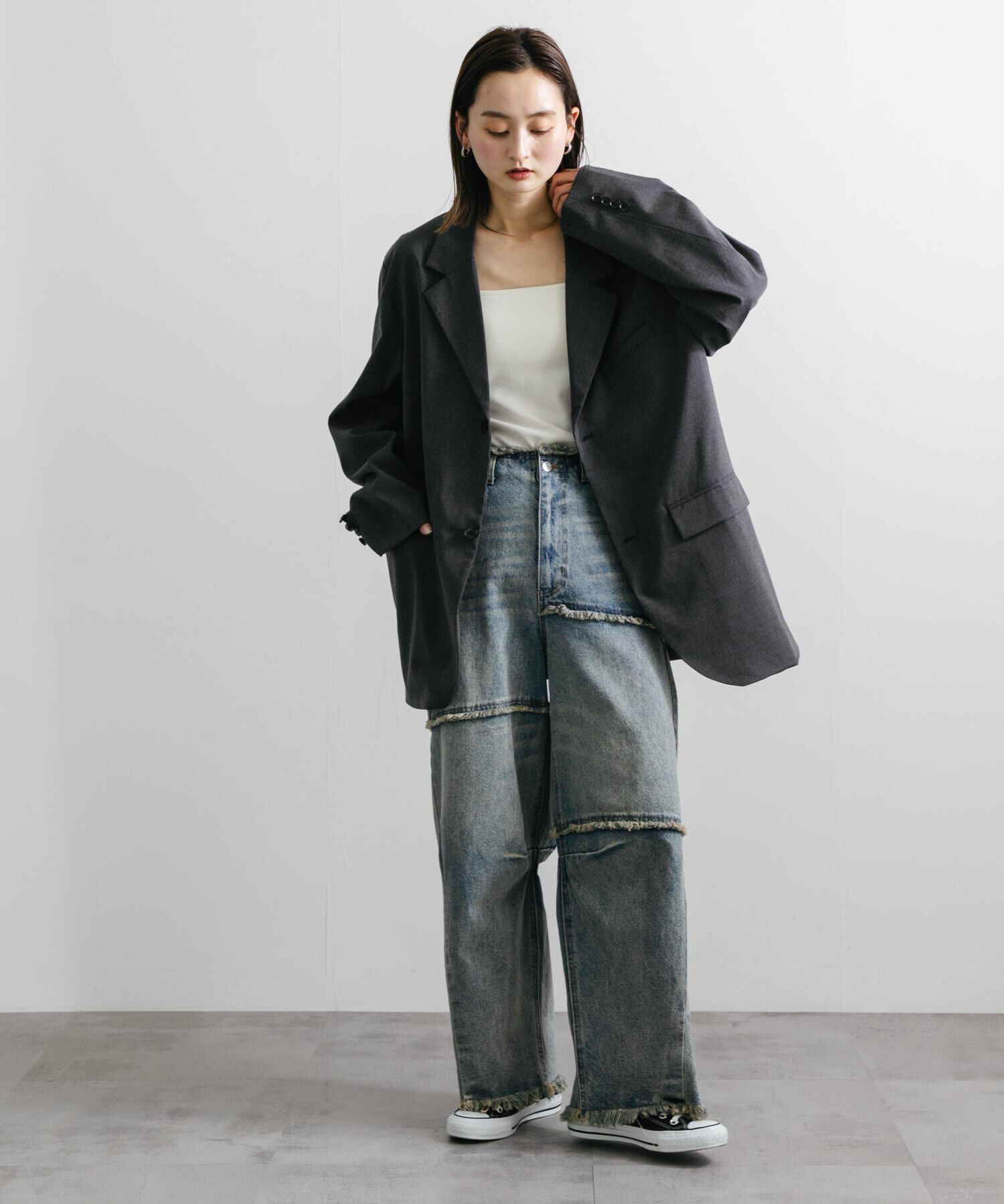 SENSE OF PLACE by URBAN RESEARCH「『ユニセックス』『セットアップ対応』 CARREMANテーラードジャケット」|その他|