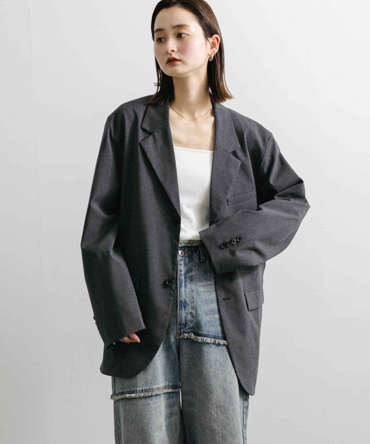 SENSE OF PLACE by URBAN RESEARCH「『ユニセックス』『セットアップ対応』 CARREMANテーラードジャケット」|その他|