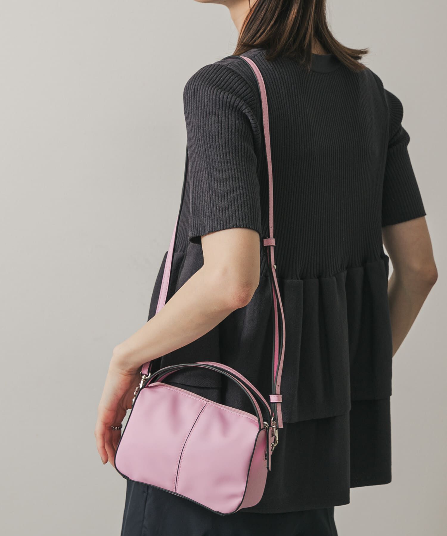 SENSE OF PLACE by URBAN RESEARCH「『防汚』2WAYセンターシームプチショルダーバッグ」|ハンドバッグ|