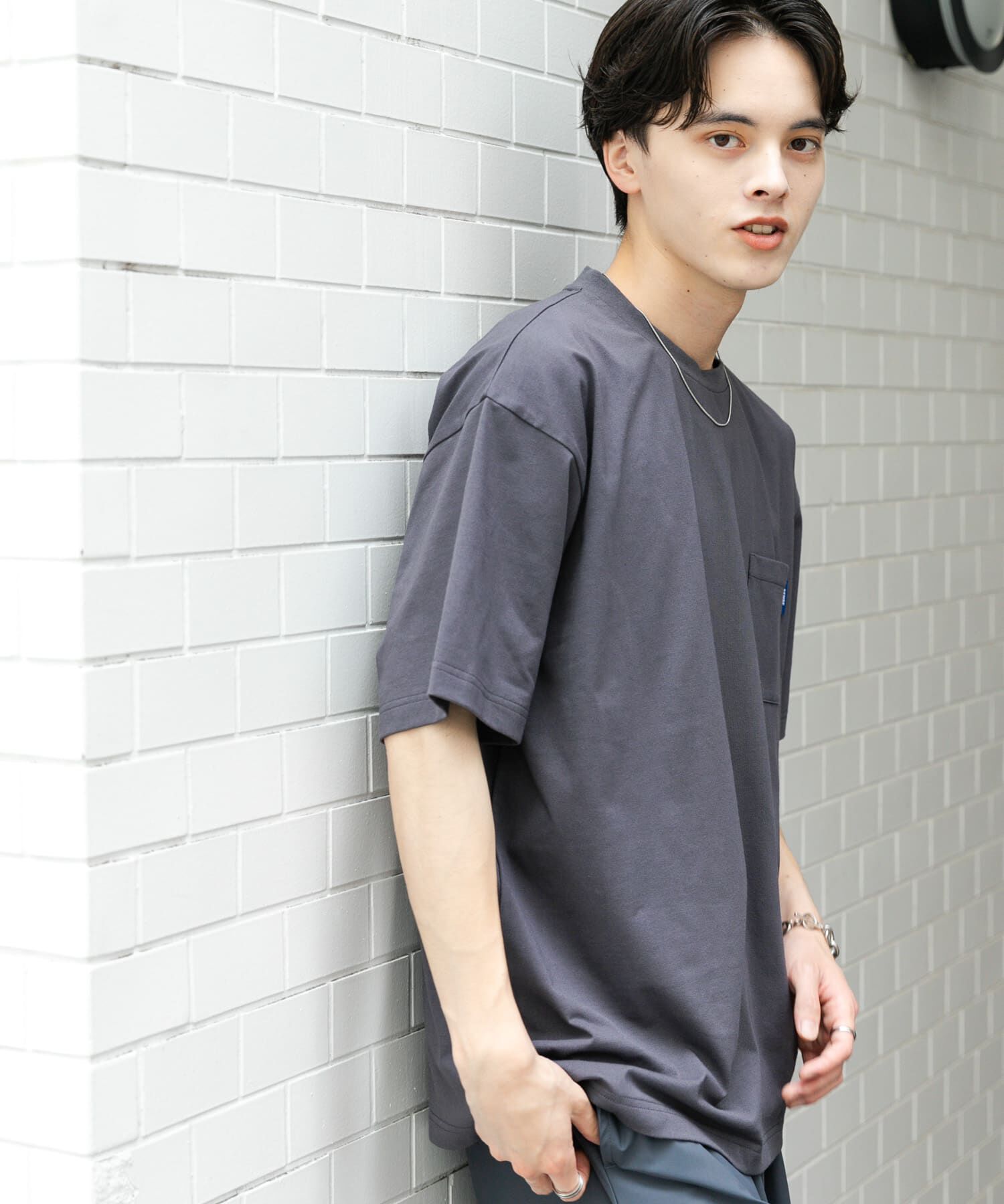 SENSE OF PLACE by URBAN RESEARCH「『UR TECH ひやサラクール』リラックスポケTシャツ」|Tシャツ・カットソー|