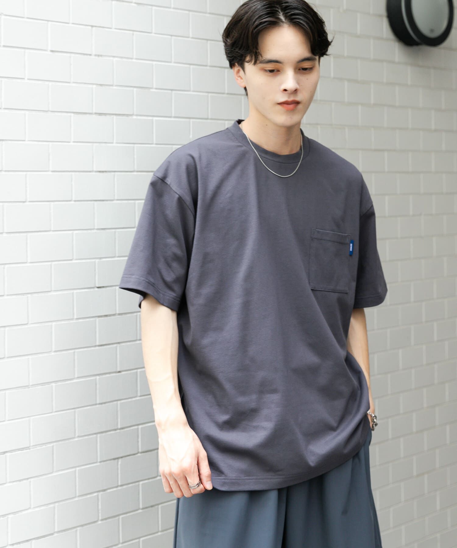 SENSE OF PLACE by URBAN RESEARCH「『UR TECH ひやサラクール』リラックスポケTシャツ」|Tシャツ・カットソー|