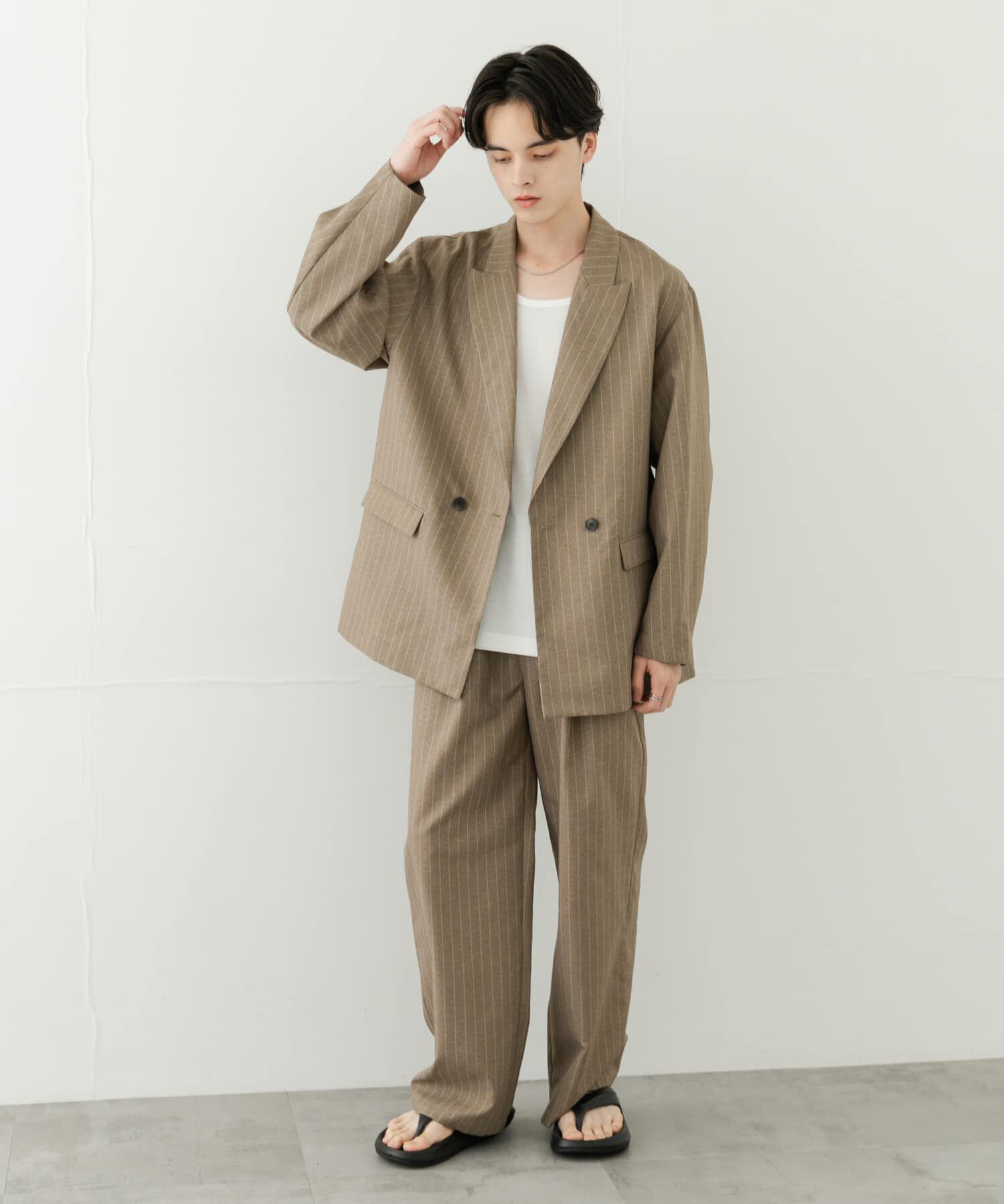 SENSE OF PLACE by URBAN RESEARCH「『ｾｯﾄｱｯﾌﾟ対応』『ｲｰｼﾞｰｹｱ/速乾』ﾘﾈﾝﾗｲｸﾋﾟﾝｽﾄ」|その他|