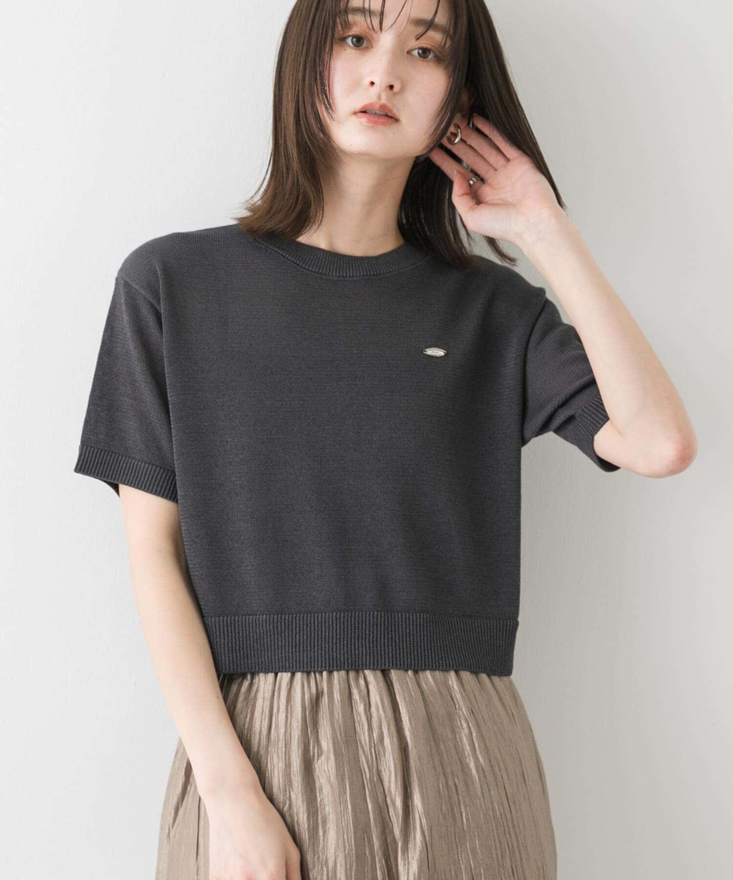 SENSE OF PLACE by URBAN RESEARCH「クルーネッククロップドセーター」|ニット・セーター|