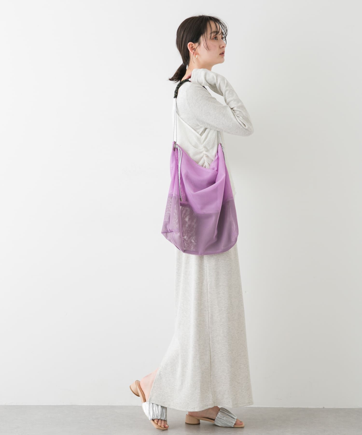 SENSE OF PLACE by URBAN RESEARCH「パラコードハンドルメッシュバッグ」|ショルダー・メッセンジャー|