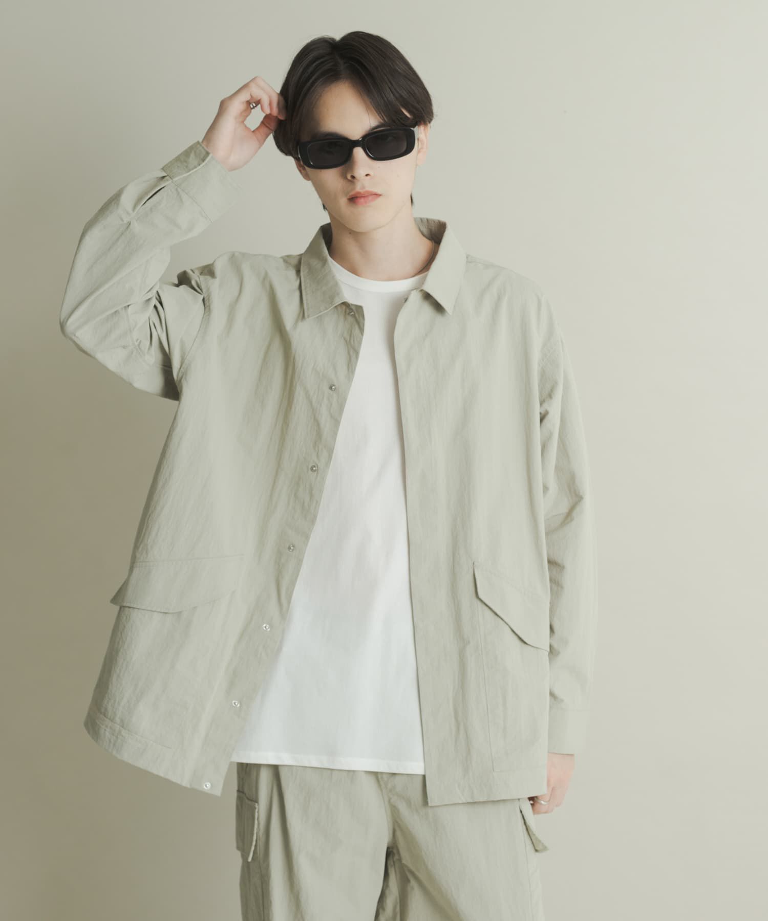 SENSE OF PLACE by URBAN RESEARCH「ユーティリティーロングスリーブシャツジャケット」|その他|