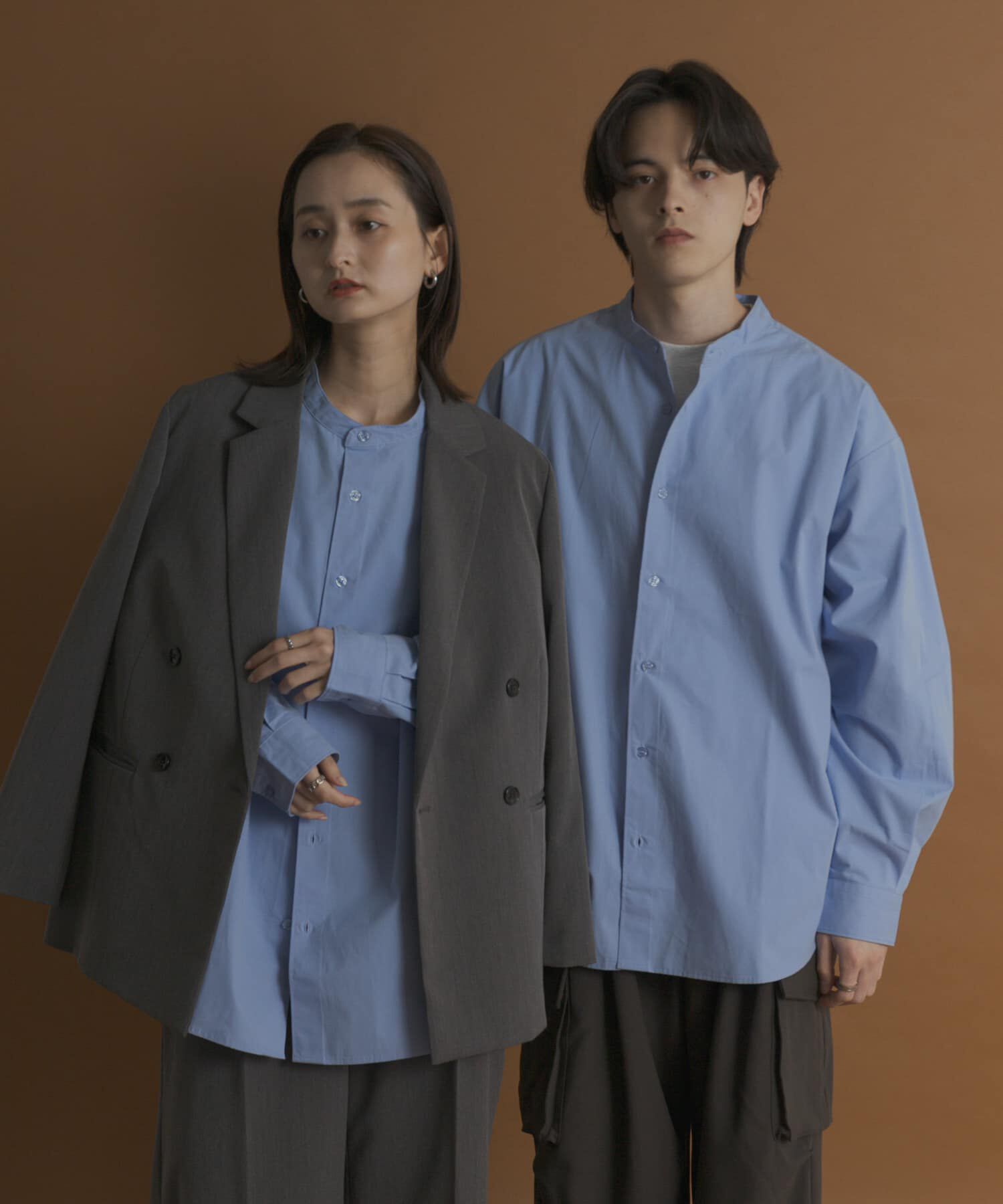 SENSE OF PLACE by URBAN RESEARCH「ピーチブロードバンドカラーロングスリーブシャツ」|シャツ・ブラウス|