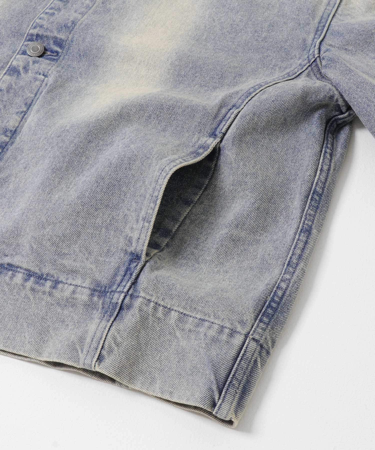 SENSE OF PLACE by URBAN RESEARCH「ツイストデニムブルゾン」|デニムジャケット|