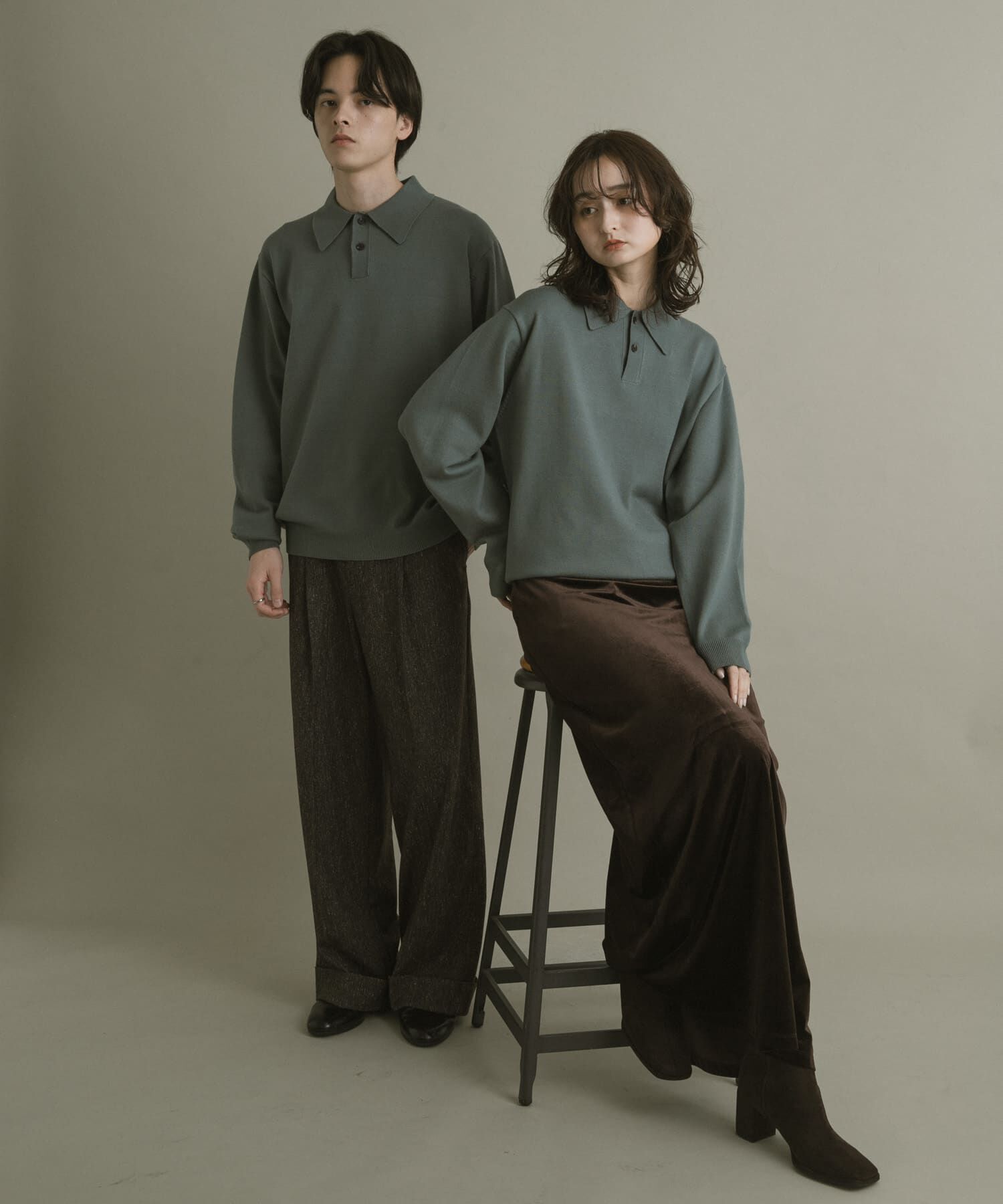 SENSE OF PLACE by URBAN RESEARCH「『一部WEB限定カラー』『洗濯可/毛玉防止』ストレッチニットポロシャツ」|ニット・セーター|