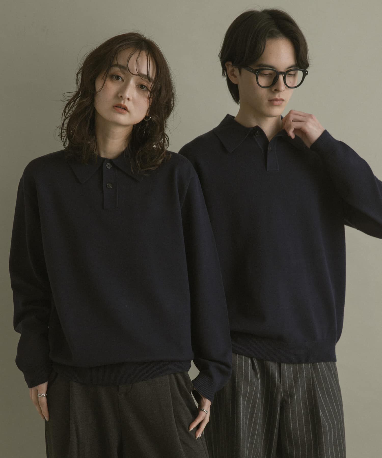 SENSE OF PLACE by URBAN RESEARCH「『一部WEB限定カラー』『洗濯可/毛玉防止』ストレッチニットポロシャツ」|ニット・セーター|