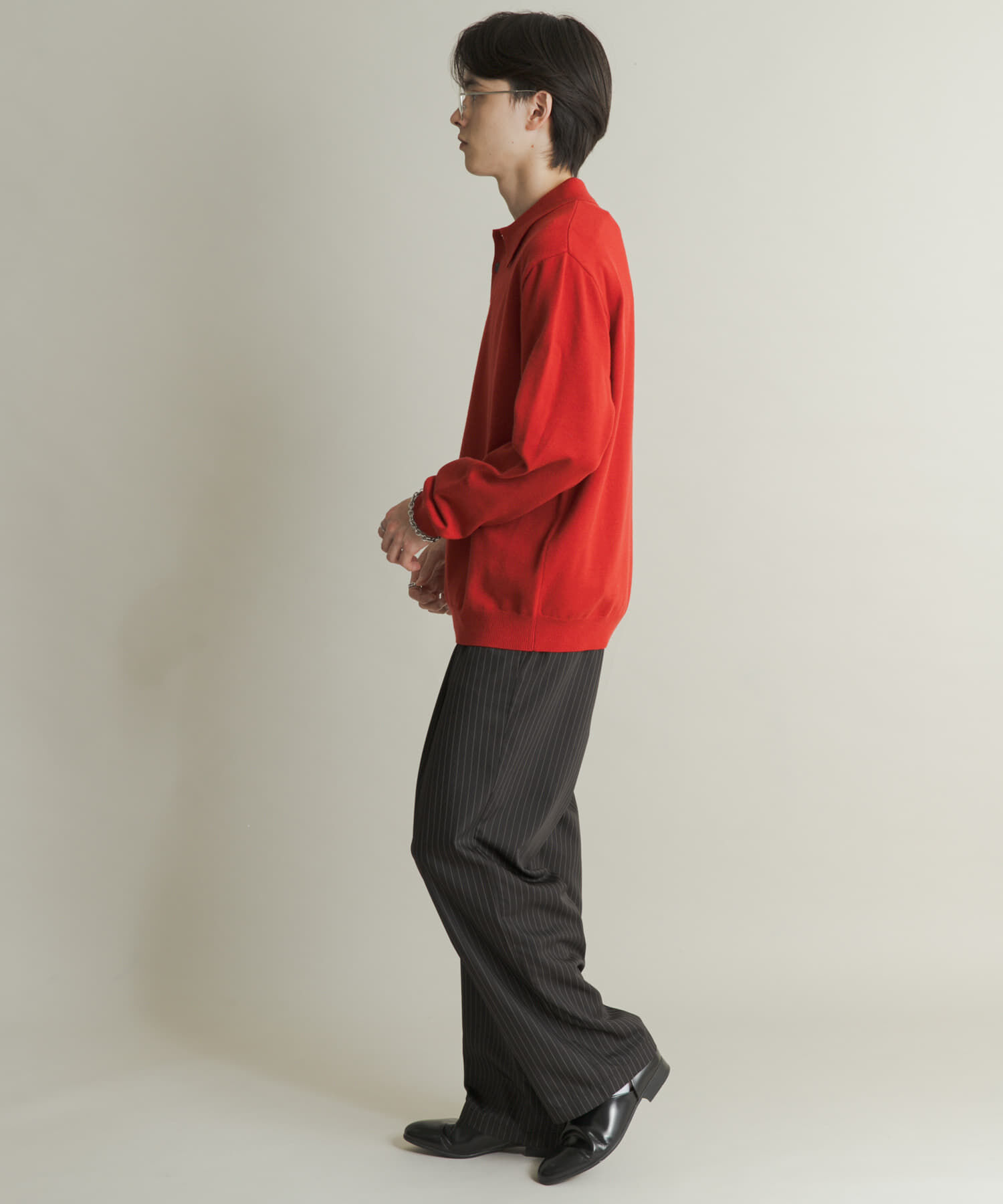 SENSE OF PLACE by URBAN RESEARCH「『一部WEB限定カラー』『洗濯可/毛玉防止』ストレッチニットポロシャツ」|ニット・セーター|