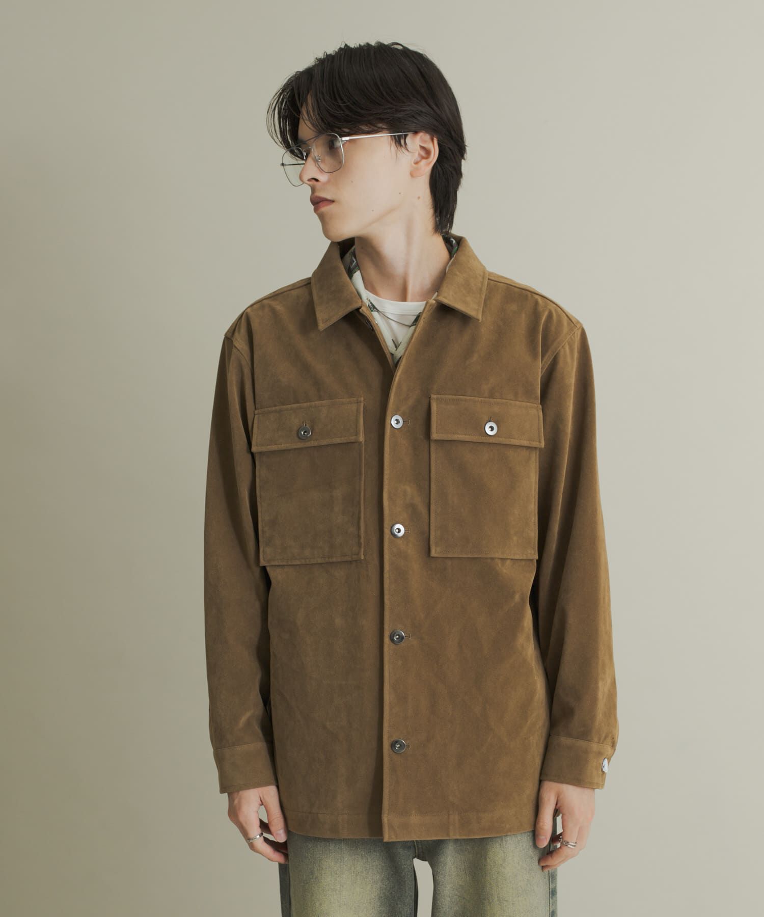 SENSE OF PLACE by URBAN RESEARCH「F/Sジャケット」|ノーカラーコート|