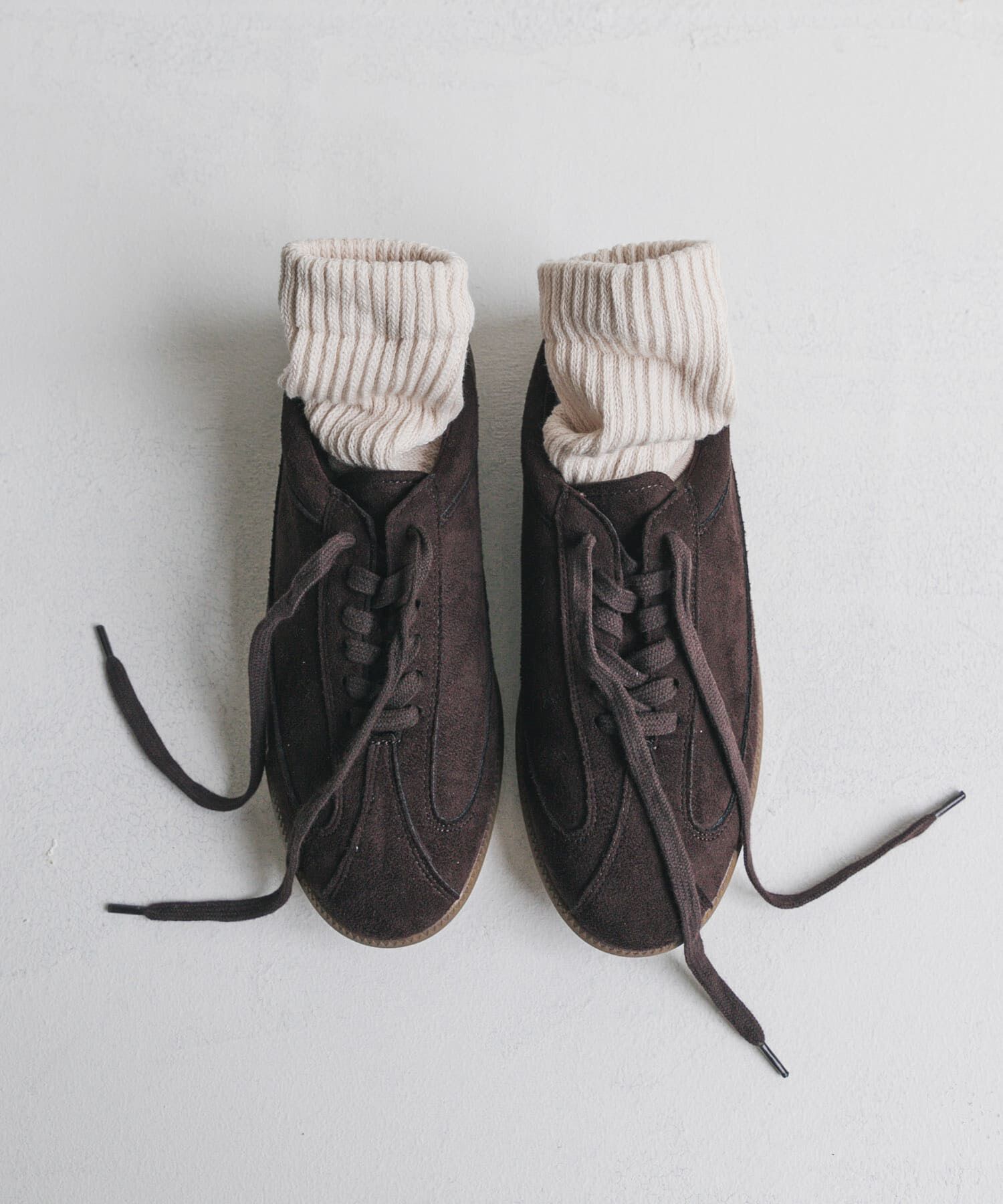 SENSE OF PLACE by URBAN RESEARCH「ジャーマントレーナースニーカー」|スニーカー|ブラウン