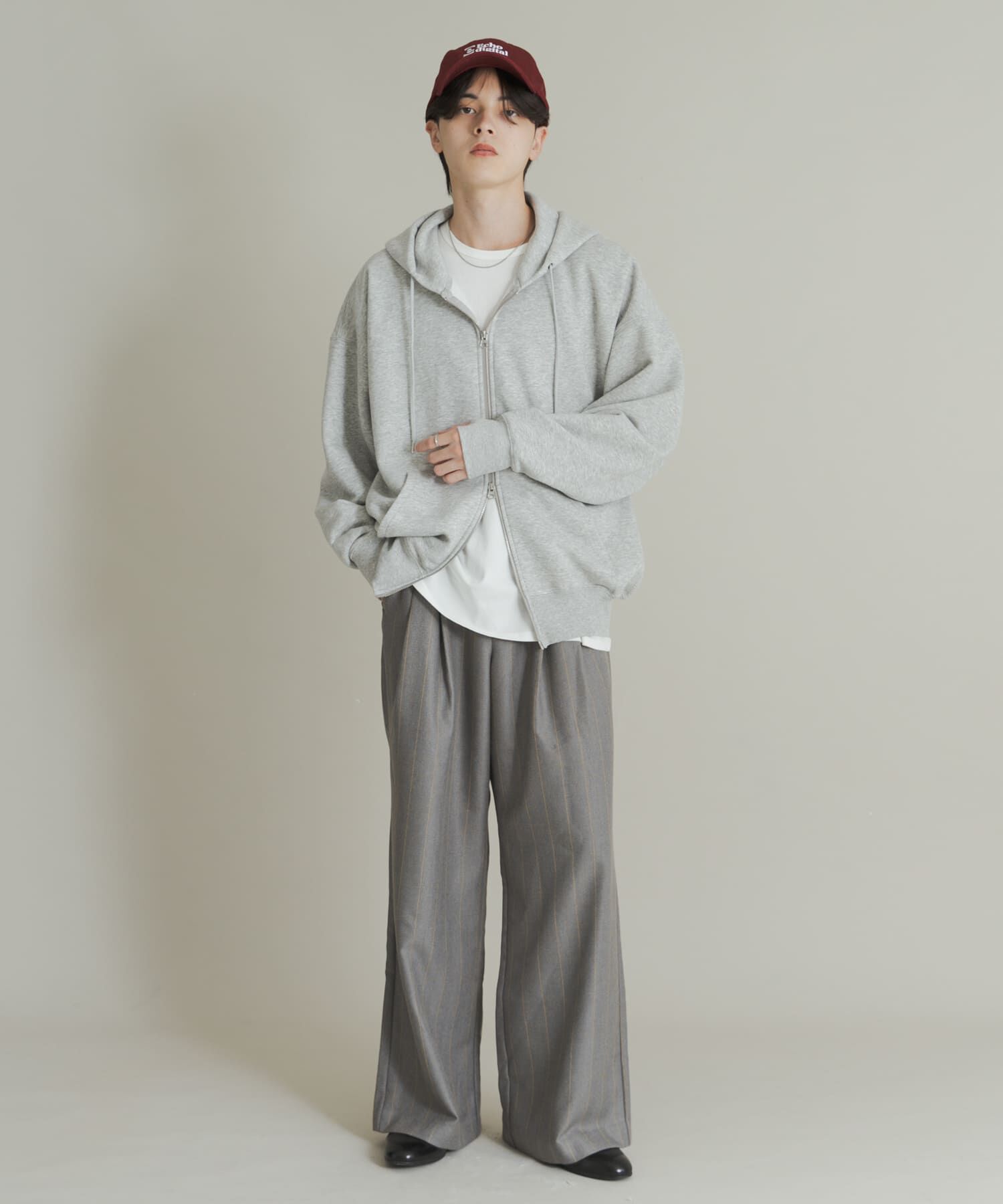 SENSE OF PLACE by URBAN RESEARCH「ウールタッチストライプワイドフレアパンツ」|その他|