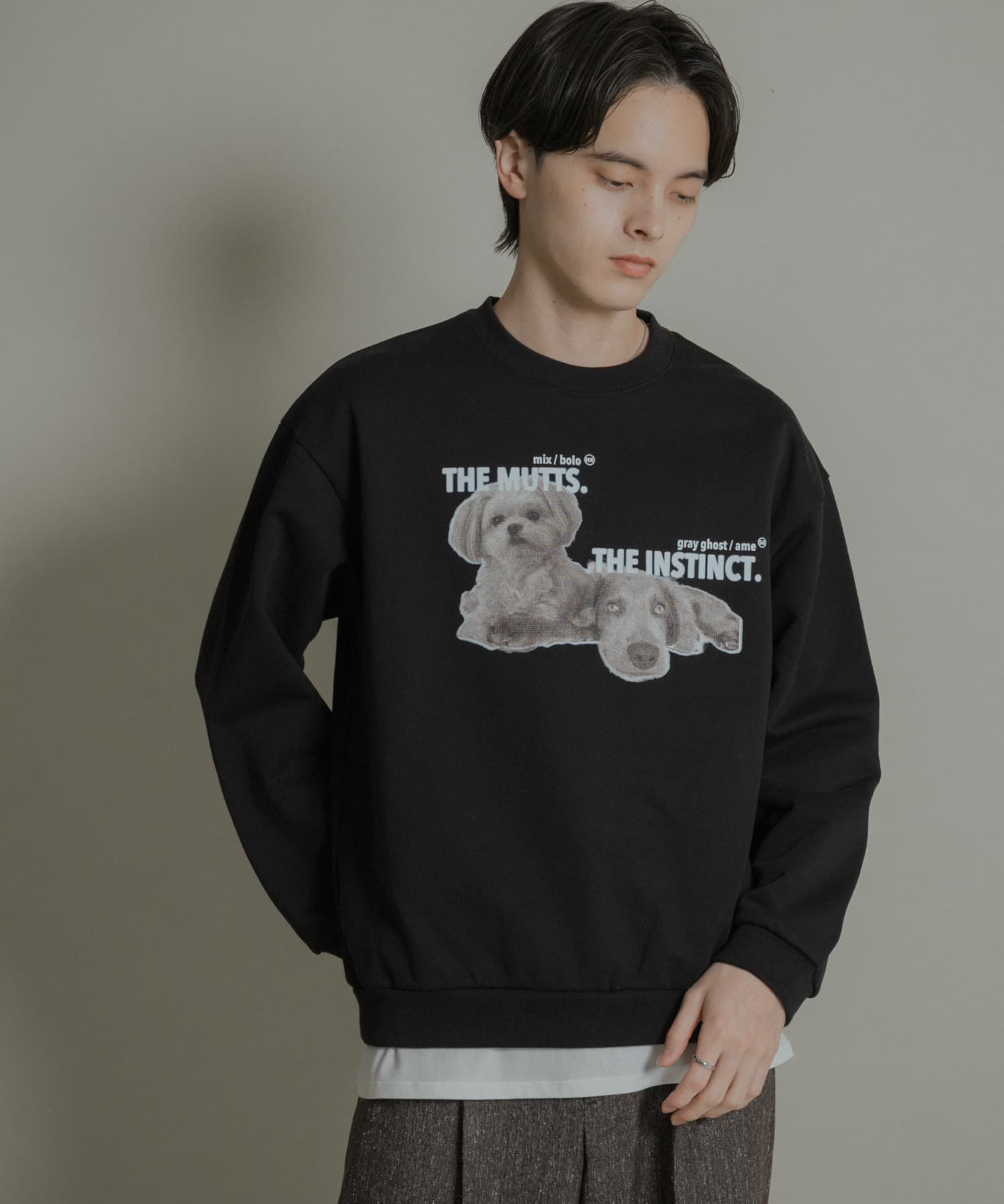 SENSE OF PLACE by URBAN RESEARCH「Dog graphic crew-neck Sweat」|スウェット・ジャージ|