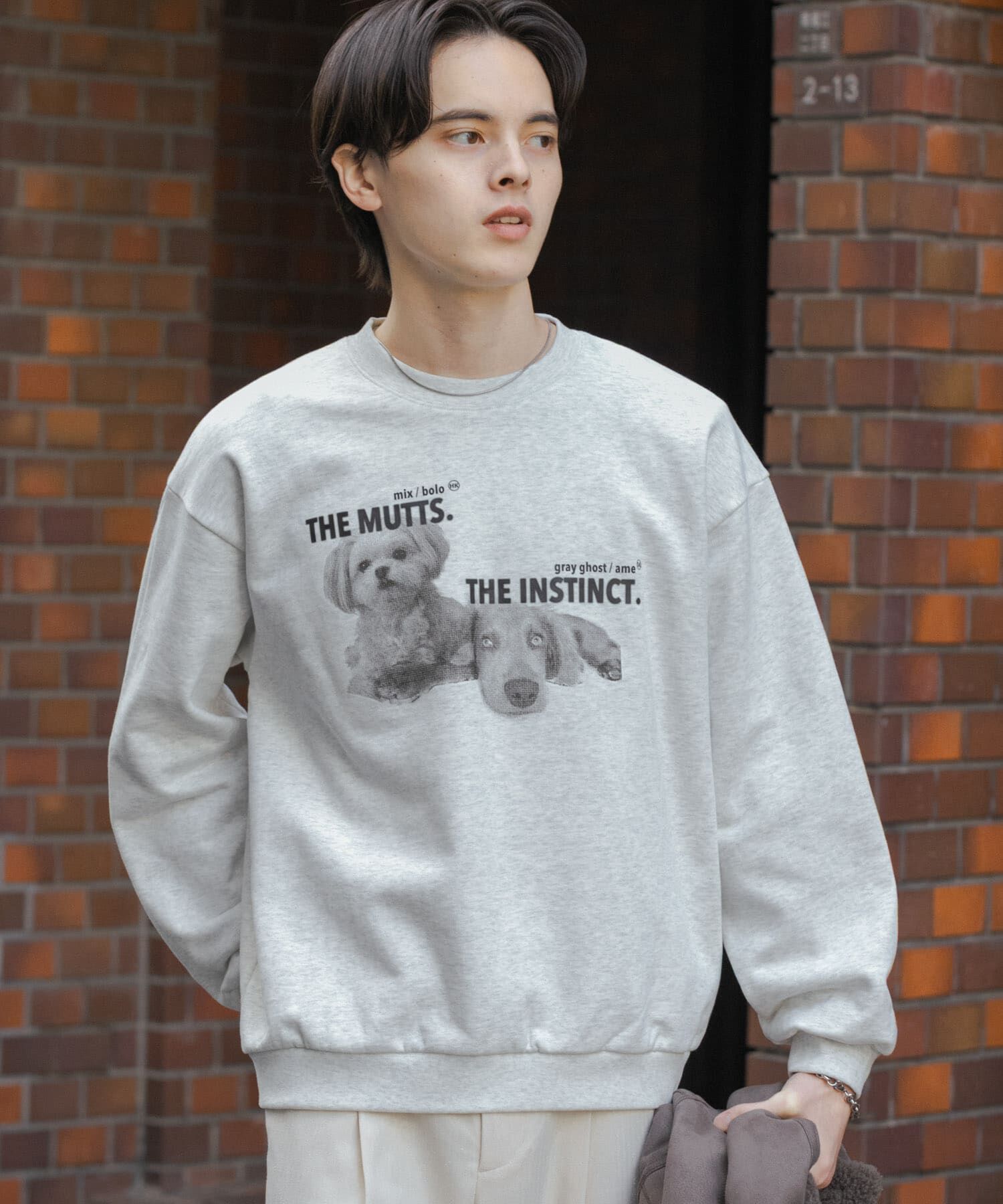 SENSE OF PLACE by URBAN RESEARCH「Dog graphic crew-neck Sweat」|スウェット・ジャージ|
