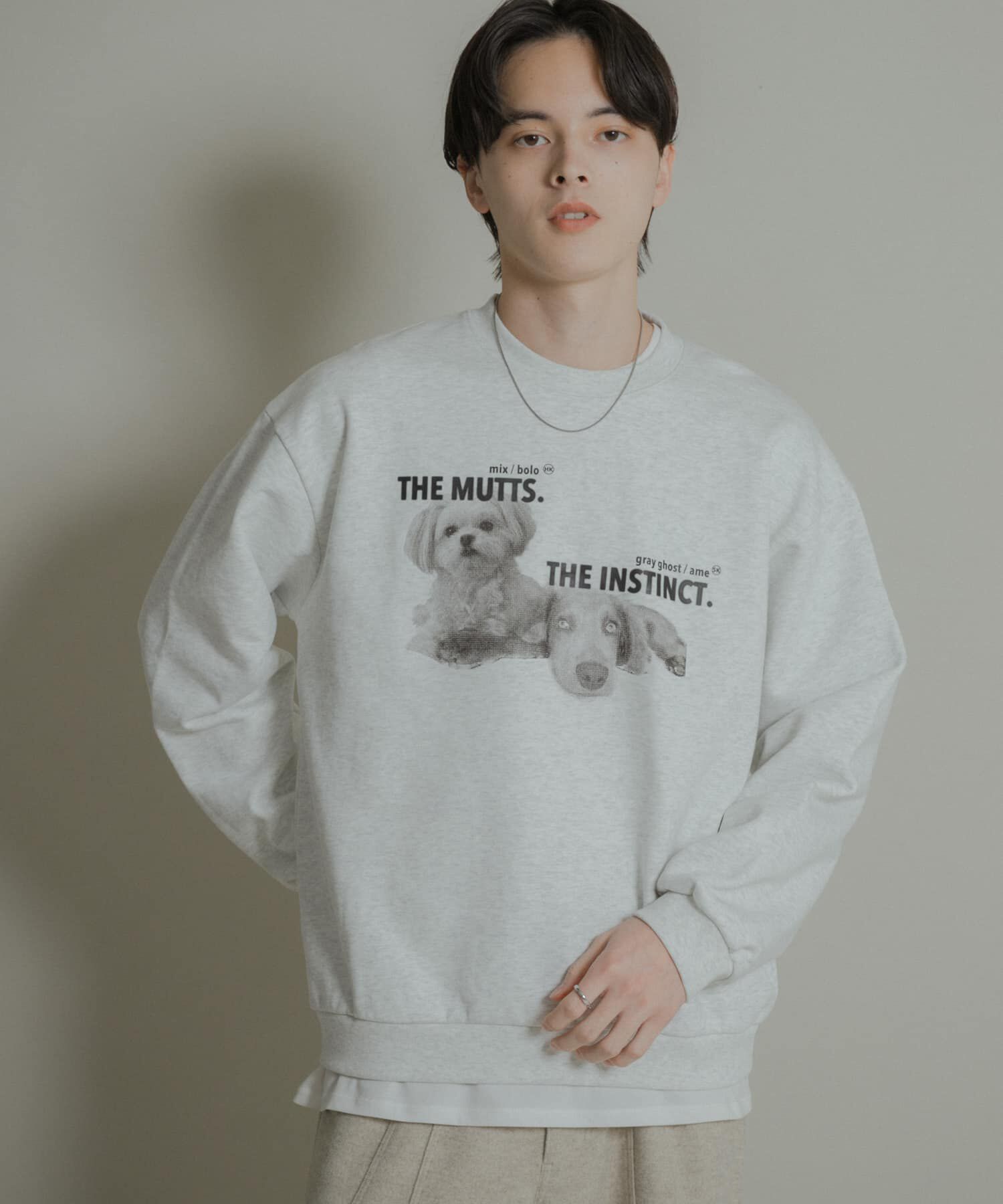SENSE OF PLACE by URBAN RESEARCH「Dog graphic crew-neck Sweat」|スウェット・ジャージ|