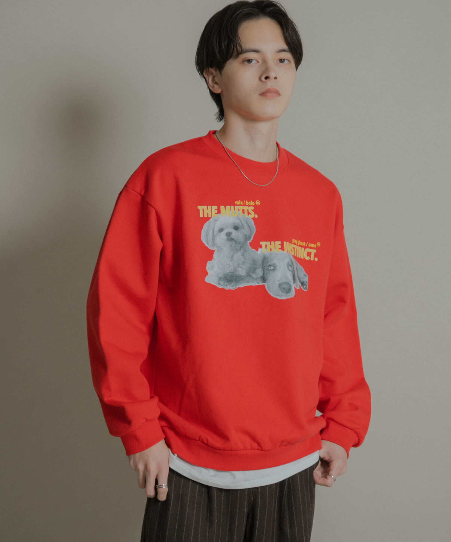 SENSE OF PLACE by URBAN RESEARCH「Dog graphic crew-neck Sweat」|スウェット・ジャージ|