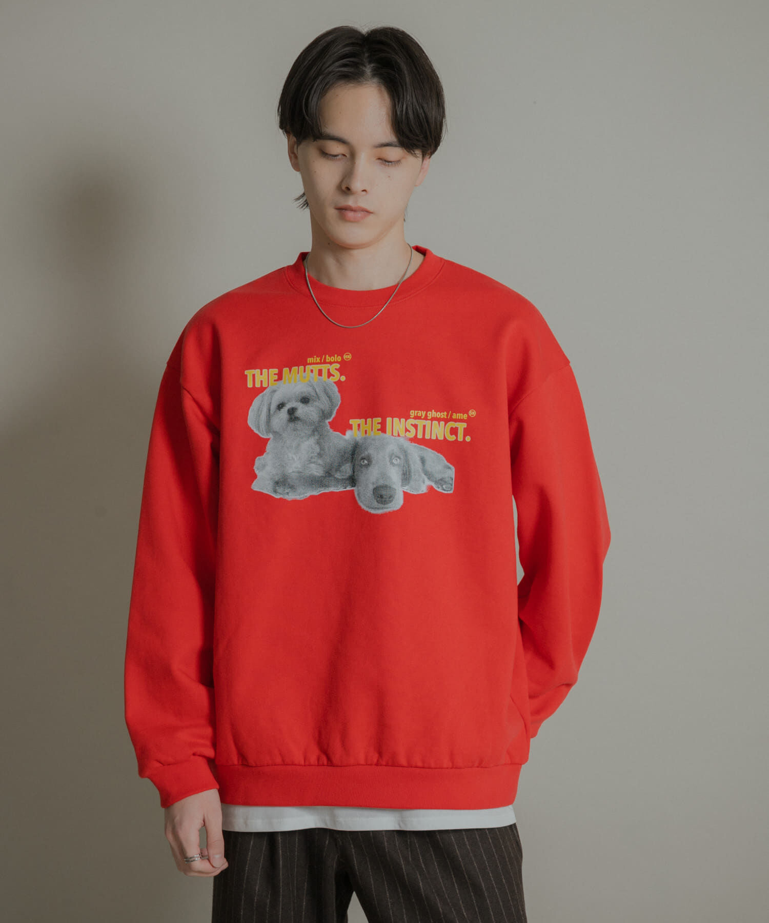 SENSE OF PLACE by URBAN RESEARCH「Dog graphic crew-neck Sweat」|スウェット・ジャージ|