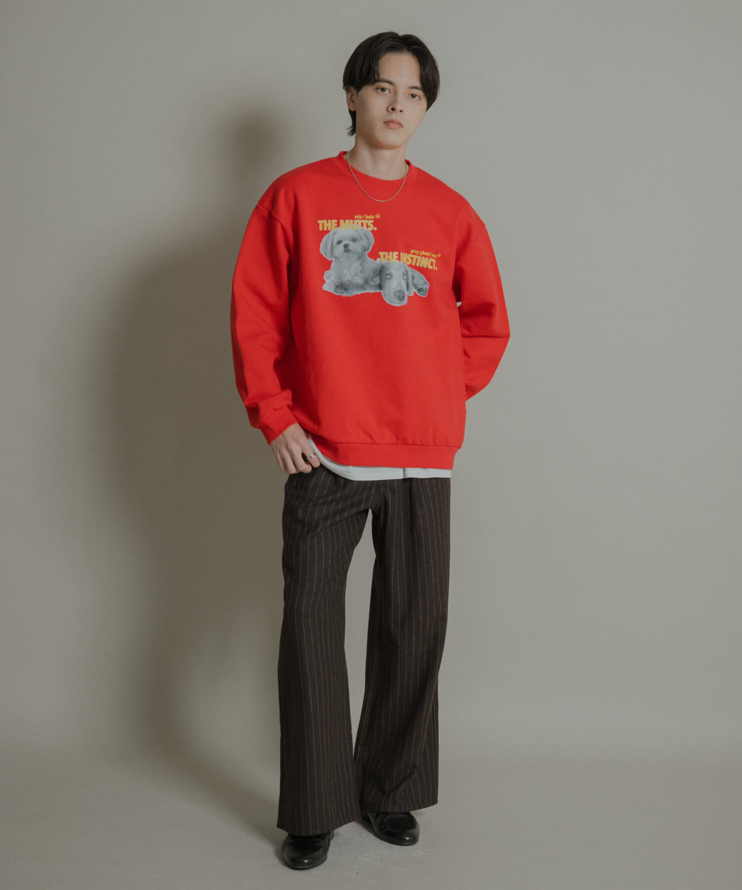 SENSE OF PLACE by URBAN RESEARCH「Dog graphic crew-neck Sweat」|スウェット・ジャージ|