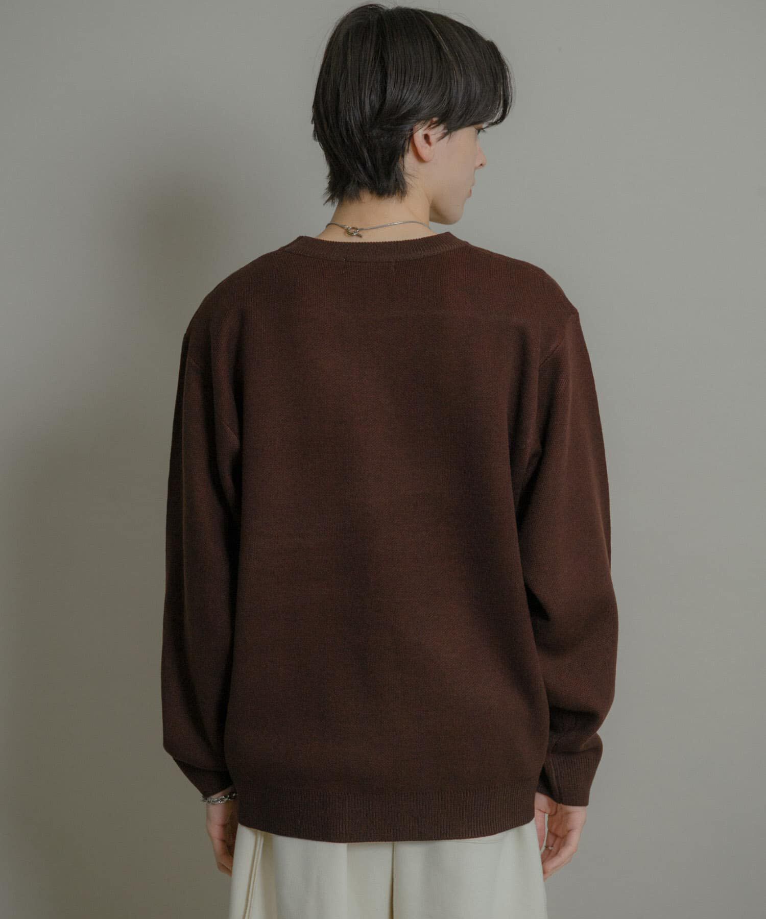 SENSE OF PLACE by URBAN RESEARCH「ロゴグラフィッククルーネックニット」|ニット・セーター|