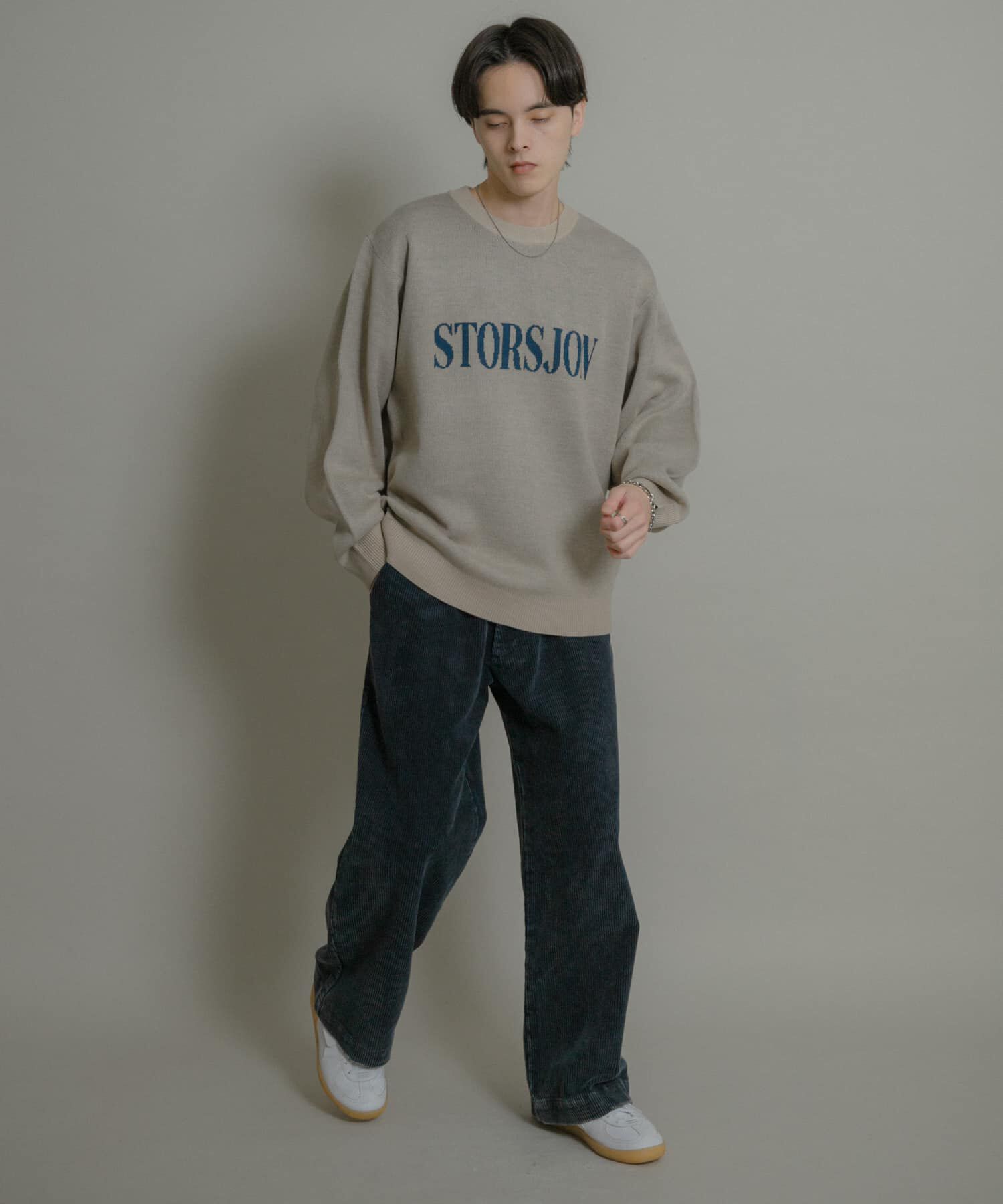 SENSE OF PLACE by URBAN RESEARCH「ロゴグラフィッククルーネックニット」|ニット・セーター|