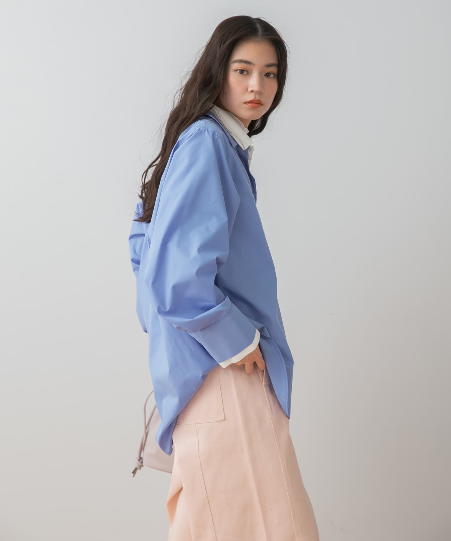 SENSE OF PLACE by URBAN RESEARCH「『イージーケア』レイヤードカフスルーズシャツ」|シャツ・ブラウス|