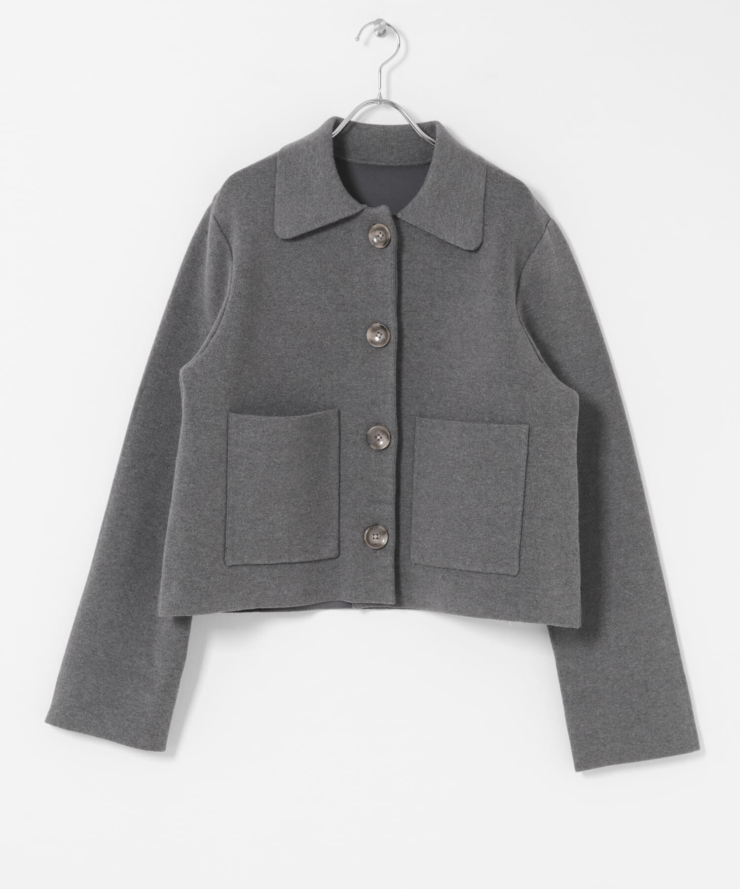 SENSE OF PLACE by URBAN RESEARCH「『洗濯可』ビックボタンニットジャケット」|ニット・セーター|