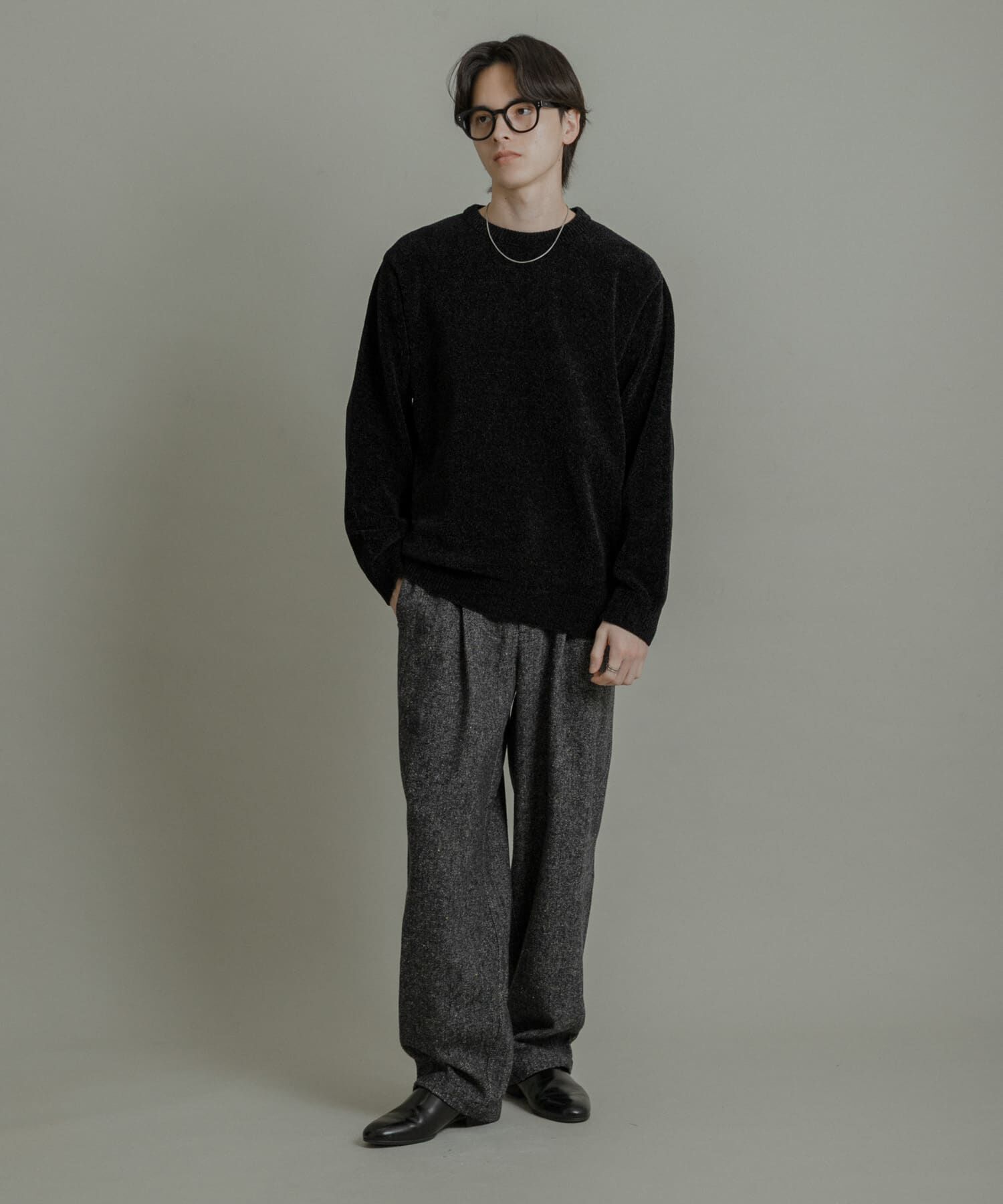 SENSE OF PLACE by URBAN RESEARCH「『洗濯可』モールニットプルオーバー」|ニット・セーター|