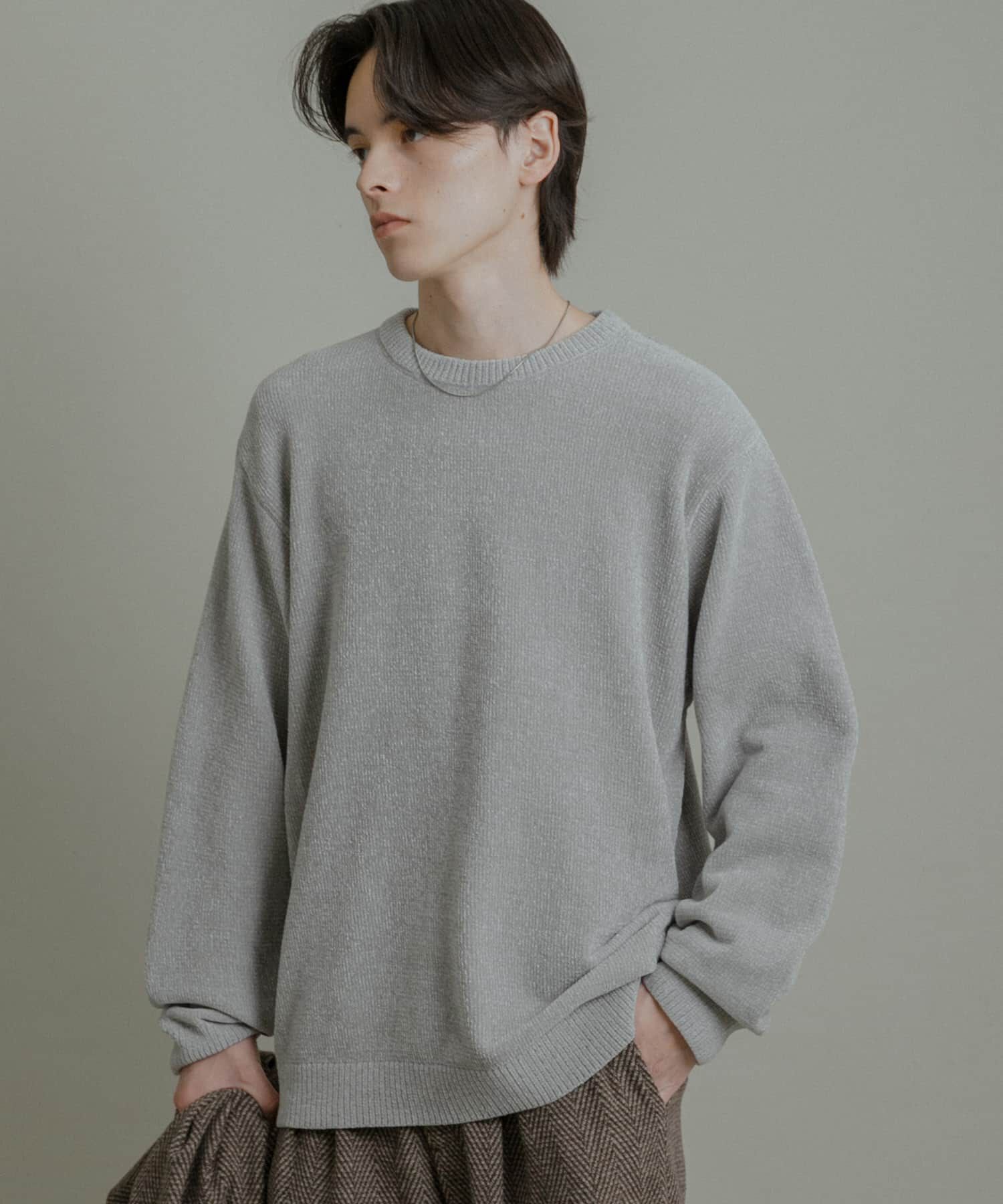 SENSE OF PLACE by URBAN RESEARCH「『洗濯可』モールニットプルオーバー」|ニット・セーター|