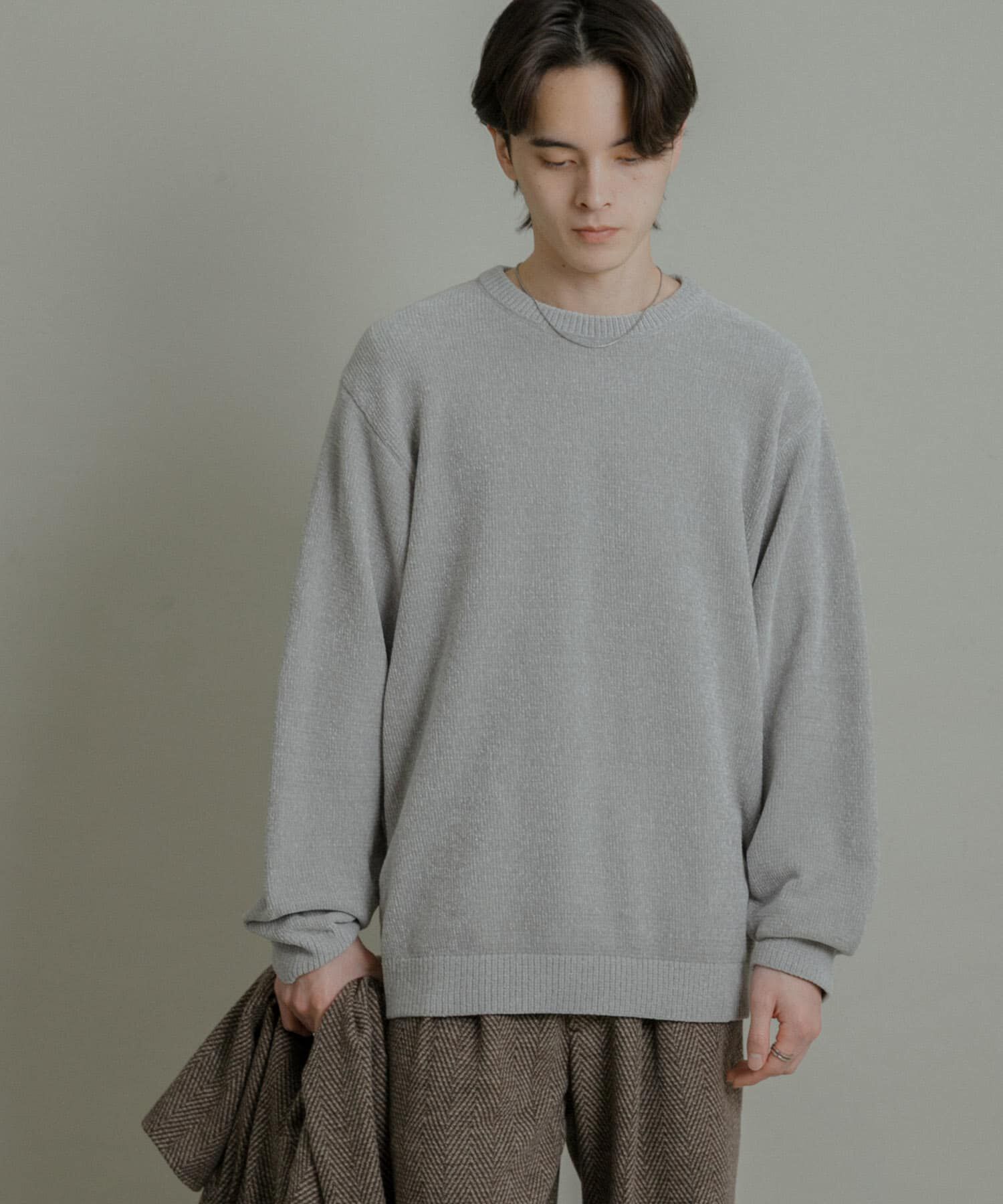 SENSE OF PLACE by URBAN RESEARCH「『洗濯可』モールニットプルオーバー」|ニット・セーター|