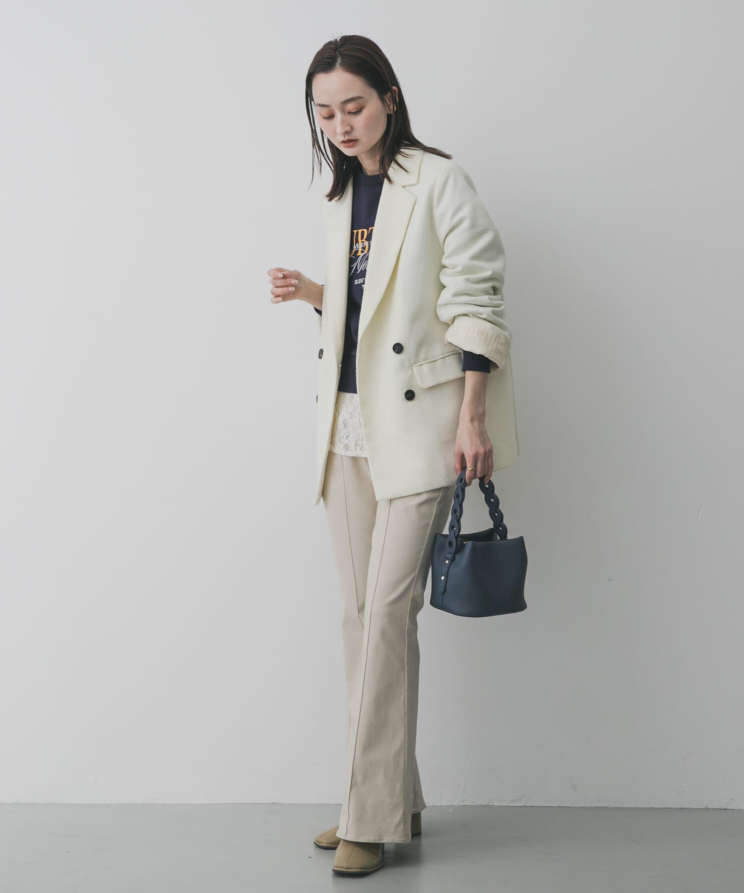 SENSE OF PLACE by URBAN RESEARCH「チェーンハンドルパフバッグ」|ショルダー・メッセンジャー|