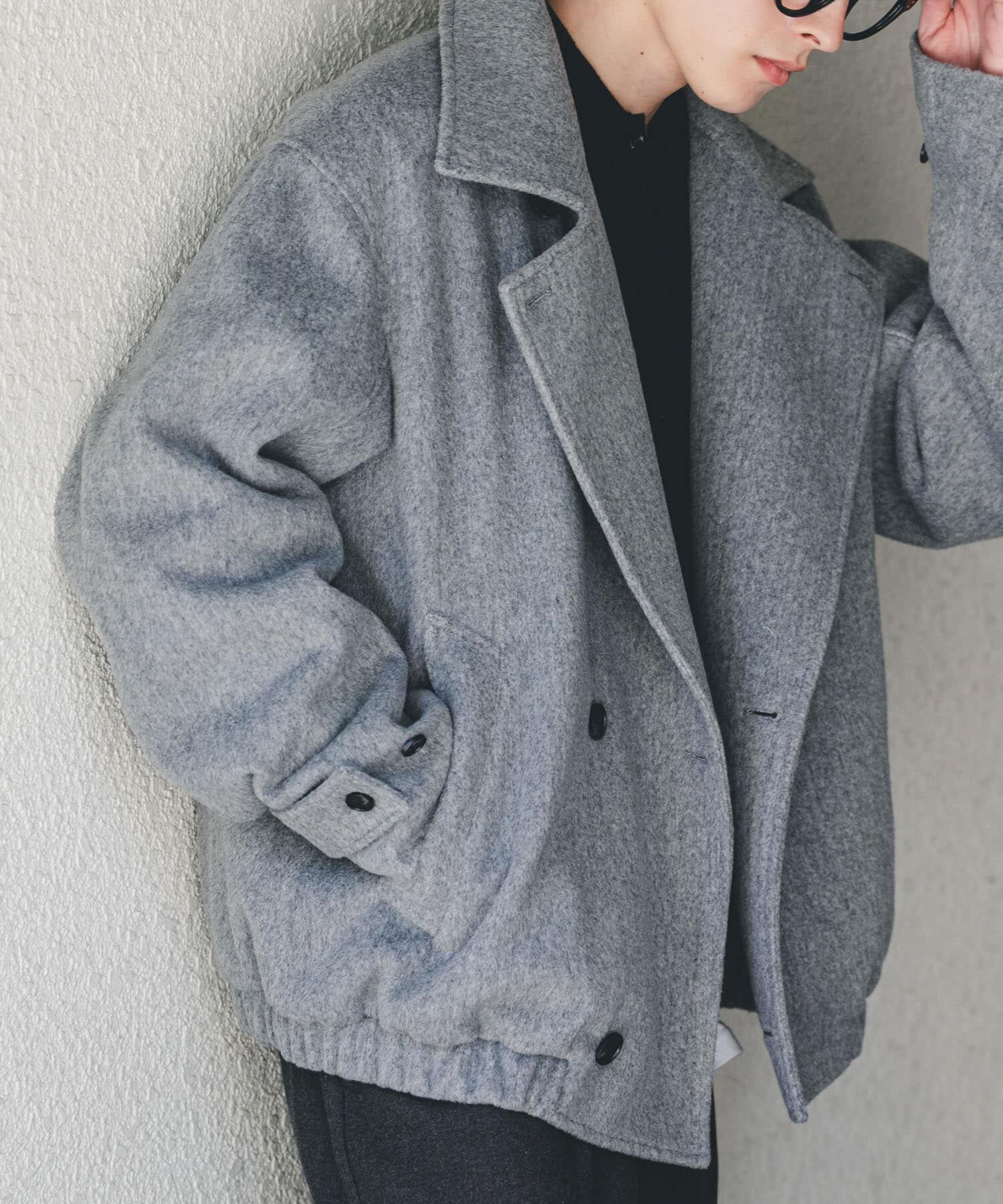 SENSE OF PLACE by URBAN RESEARCH「シャギーダブルスタンドブルゾン」|ブルゾン・スタジャン|