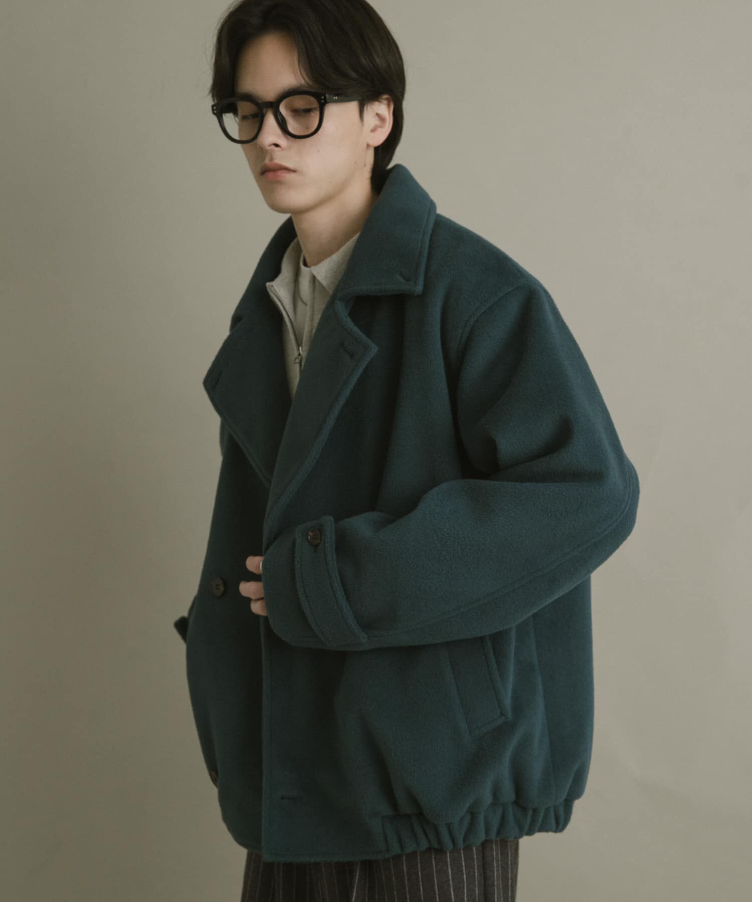 SENSE OF PLACE by URBAN RESEARCH「シャギーダブルスタンドブルゾン」|ブルゾン・スタジャン|