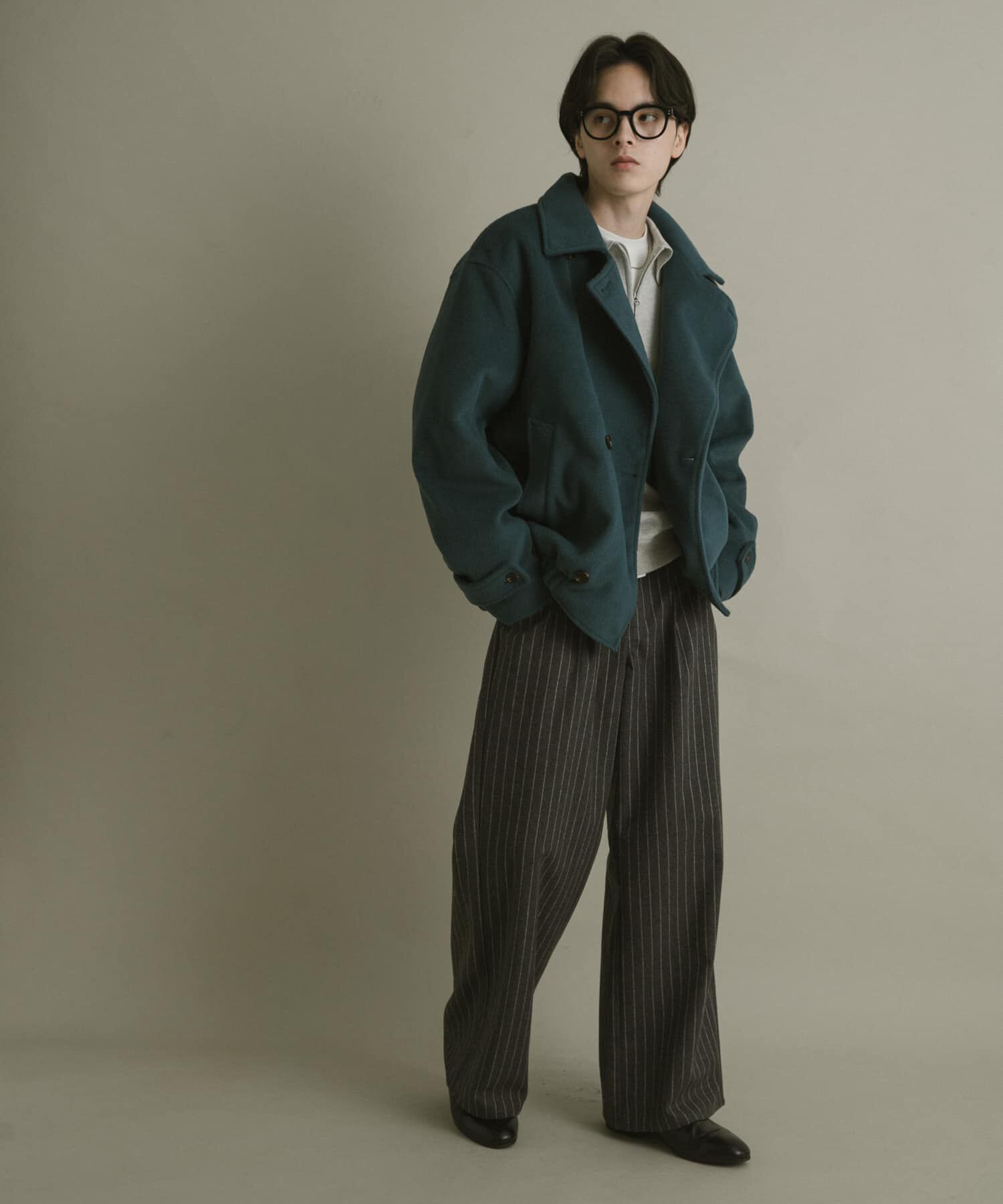 SENSE OF PLACE by URBAN RESEARCH「シャギーダブルスタンドブルゾン」|ブルゾン・スタジャン|