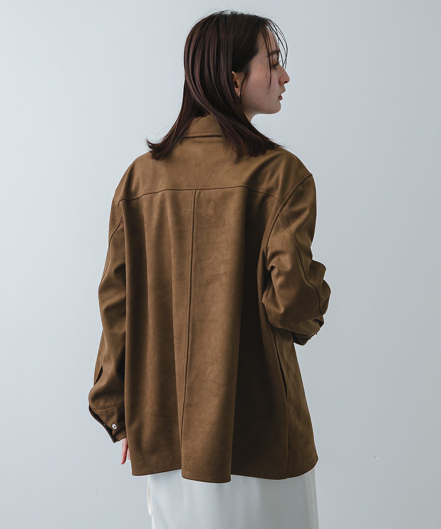 SENSE OF PLACE by URBAN RESEARCH「FSステンカラージャケット」|ノーカラーコート|