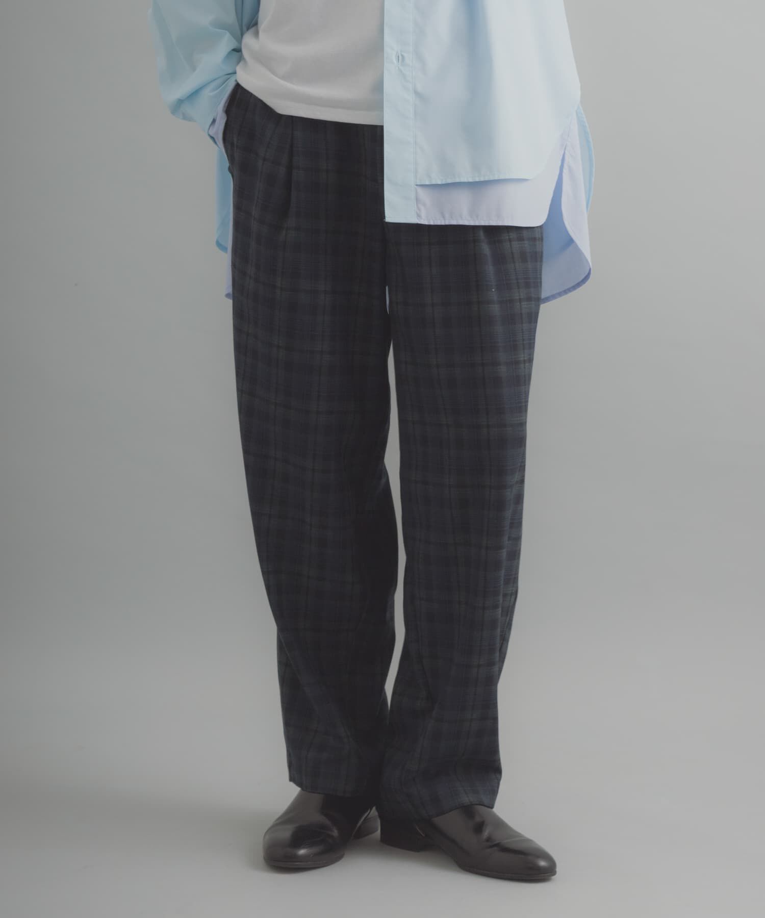 SENSE OF PLACE by URBAN RESEARCH「チェックバレルレッグワイドパンツ」|その他|