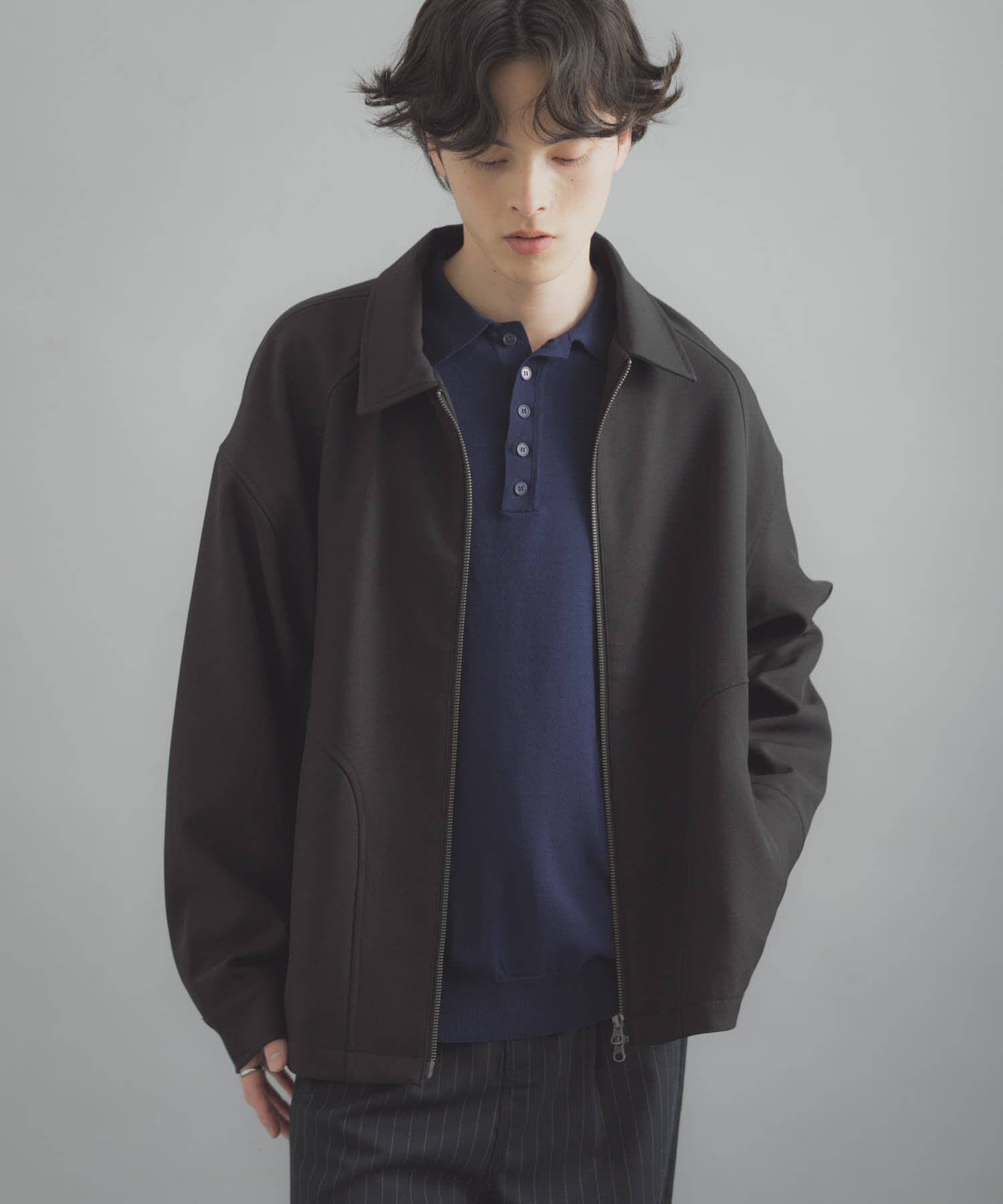 SENSE OF PLACE by URBAN RESEARCH「『撥水/防花粉』SKINProofジップブルゾン」|ブルゾン・スタジャン|