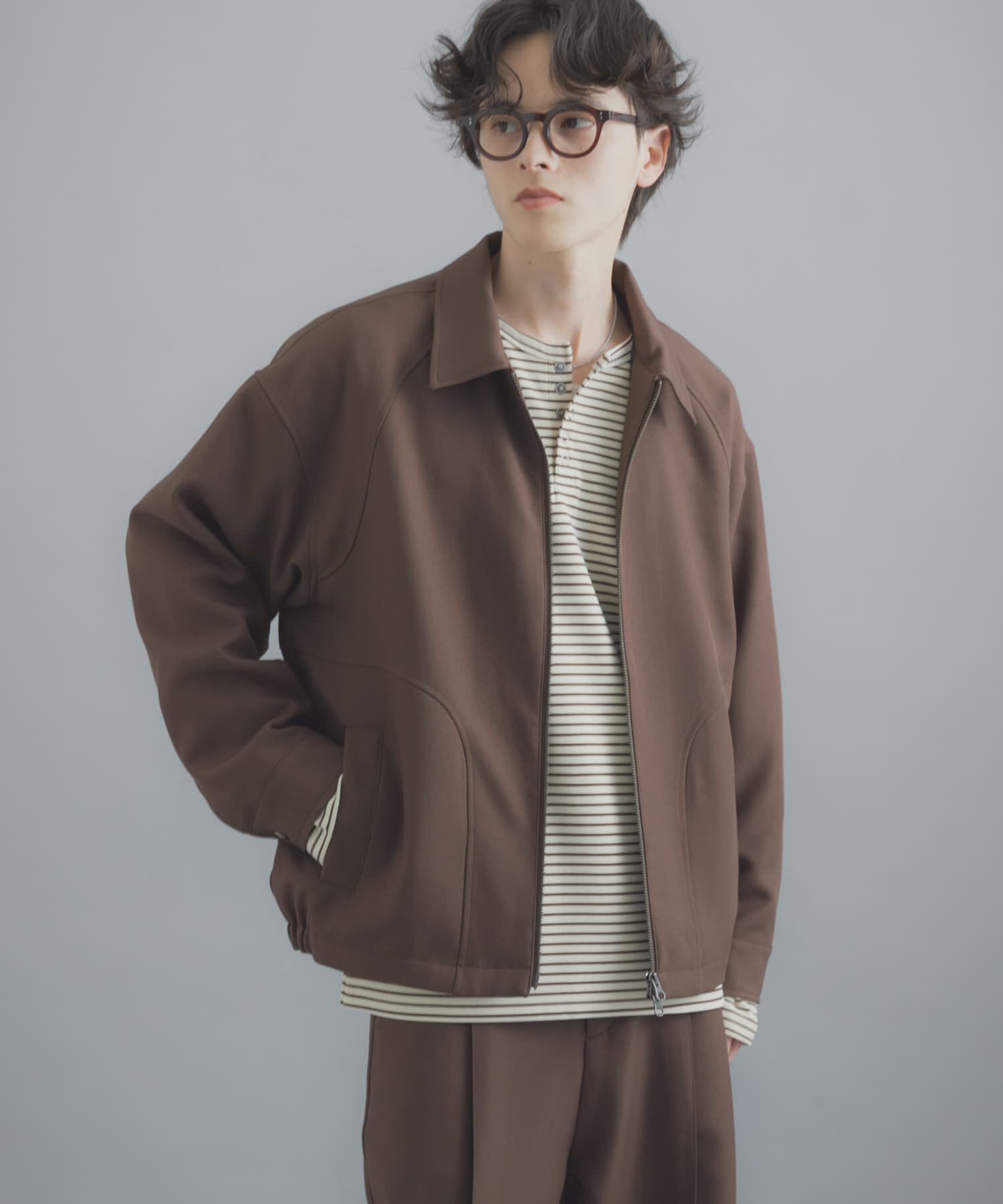 SENSE OF PLACE by URBAN RESEARCH「『撥水/防花粉』SKINProofジップブルゾン」|ブルゾン・スタジャン|