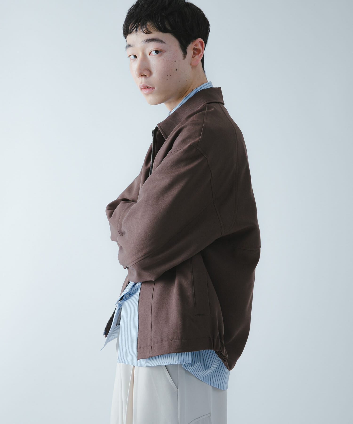 SENSE OF PLACE by URBAN RESEARCH「『撥水/防花粉』SKINProofジップブルゾン」|ブルゾン・スタジャン|