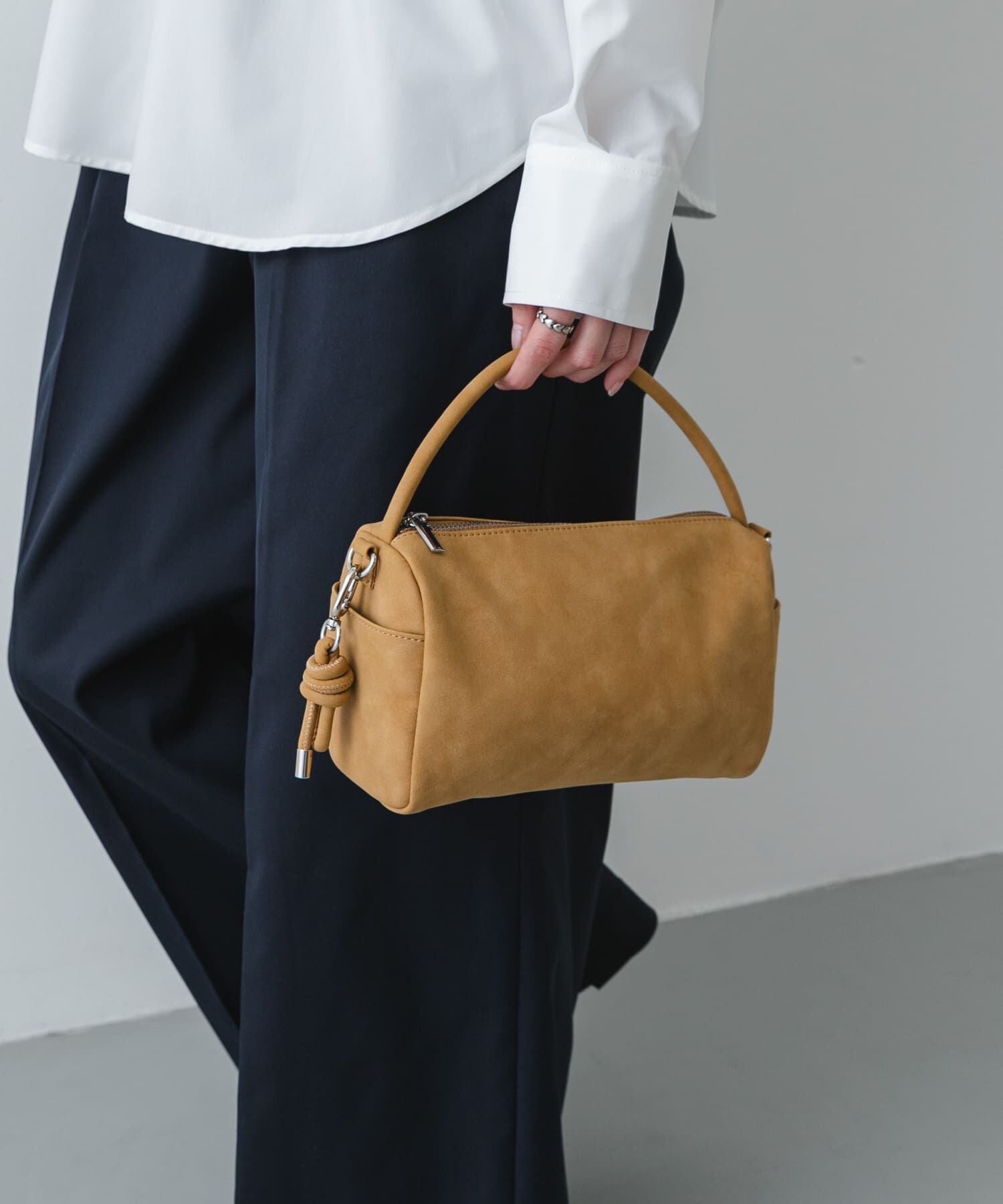 SENSE OF PLACE by URBAN RESEARCH「ラウンドスクエアソフトバッグ」|ハンドバッグ|