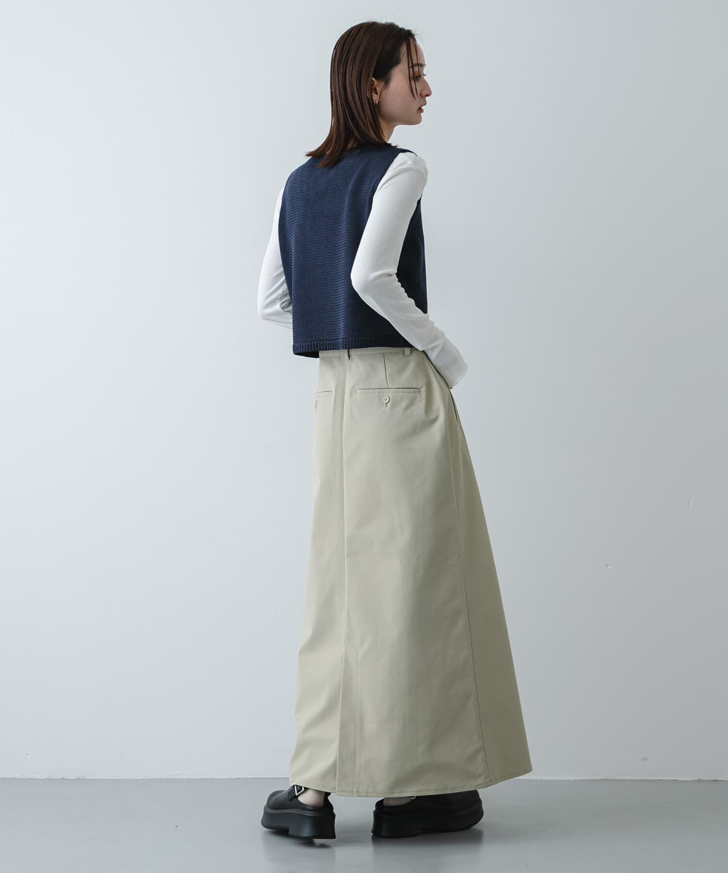 SENSE OF PLACE by URBAN RESEARCH「『洗濯可』リネンタッチクロップドセーター」|ニット・セーター|